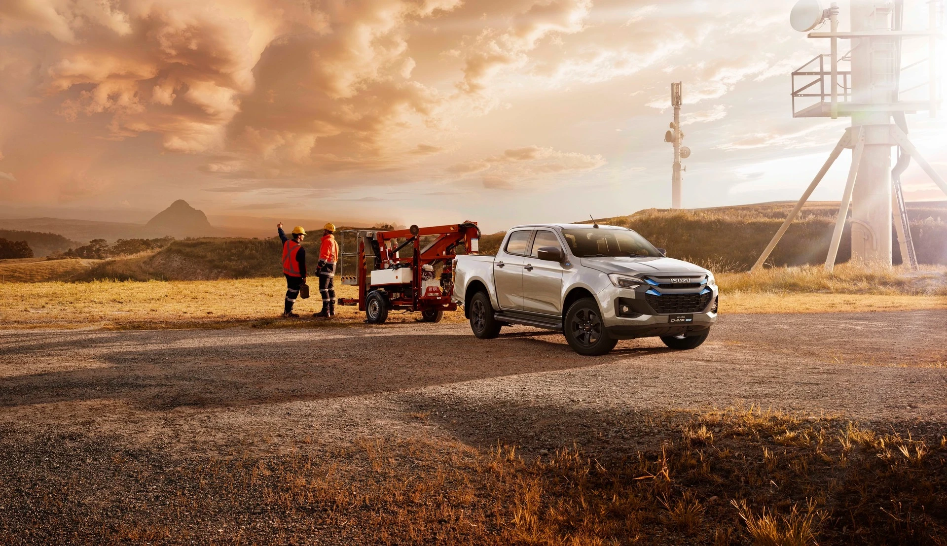 Isuzu D-Max EV Extended Cab exterior view