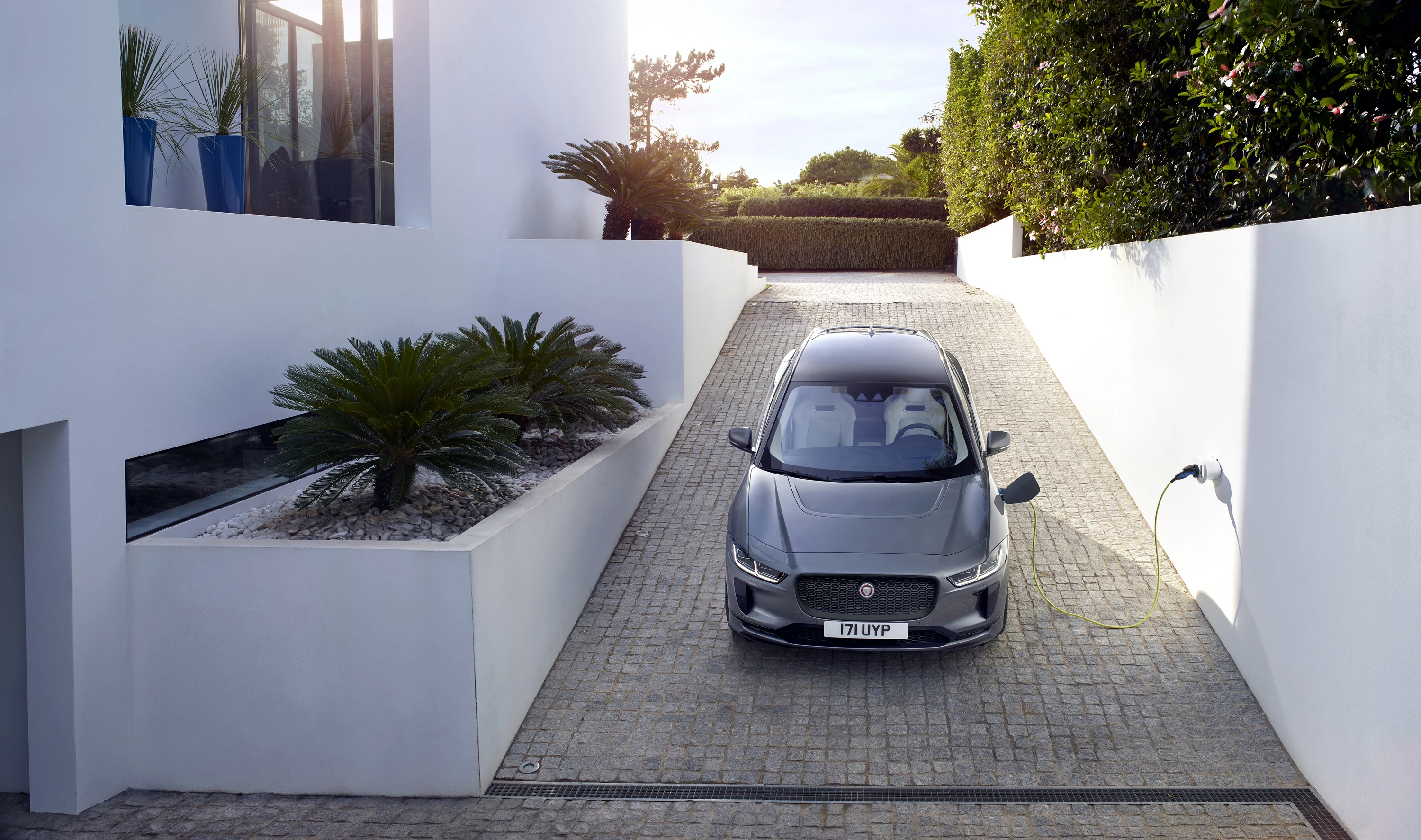 Jaguar I-Pace EV400 charging view