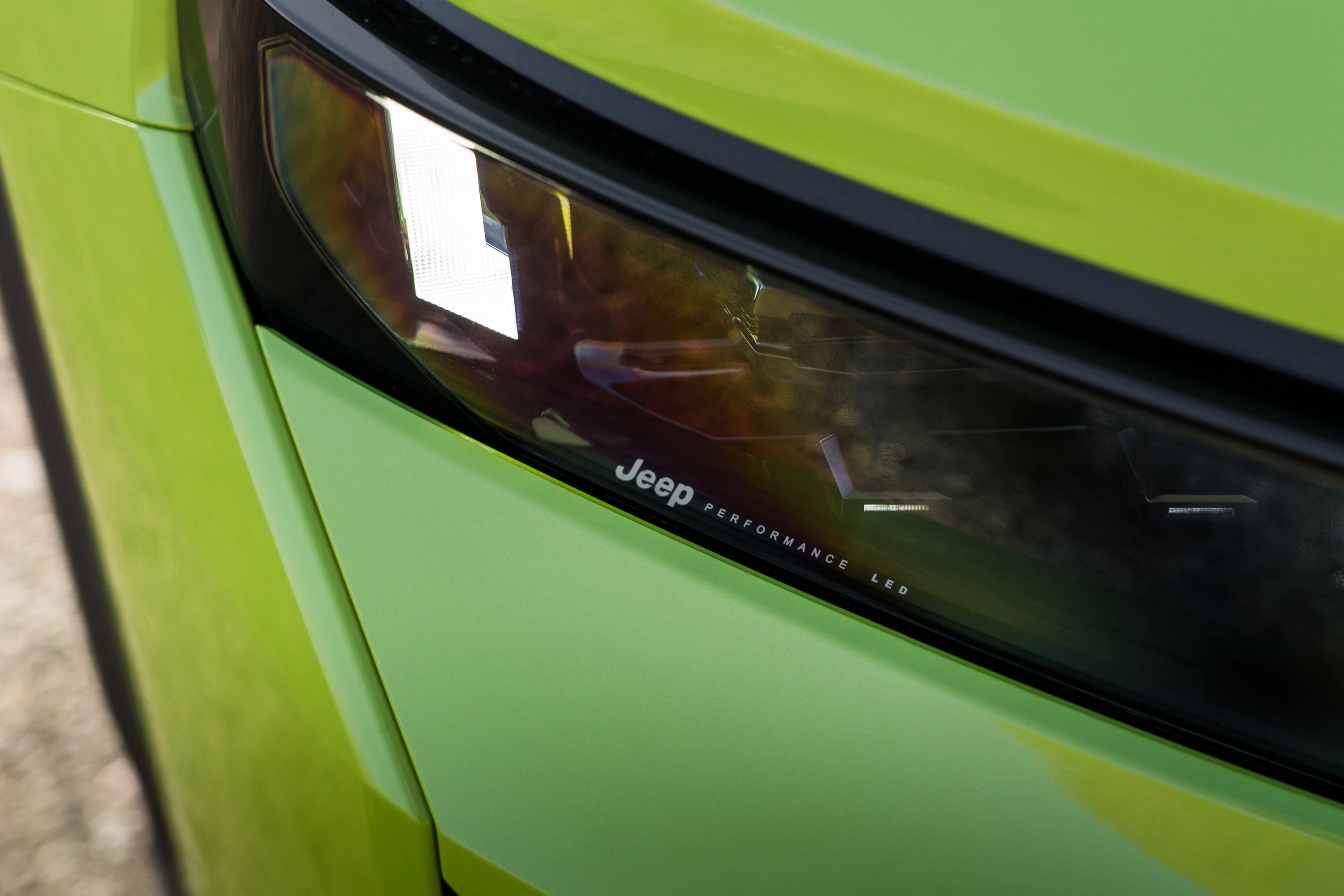 Jeep Compass Electric AWD headlights view