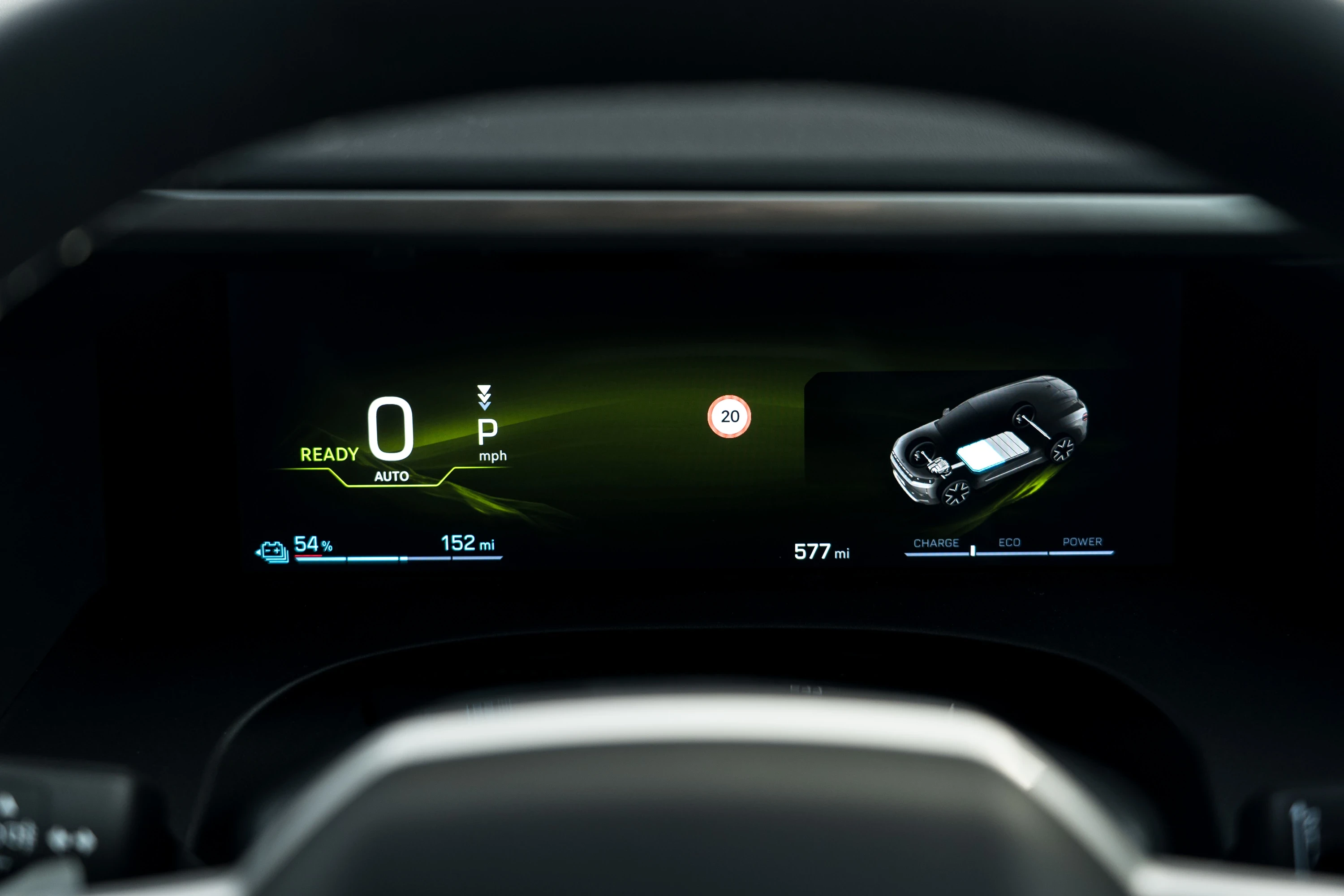Jeep Compass Electric FWD Long Range screens view