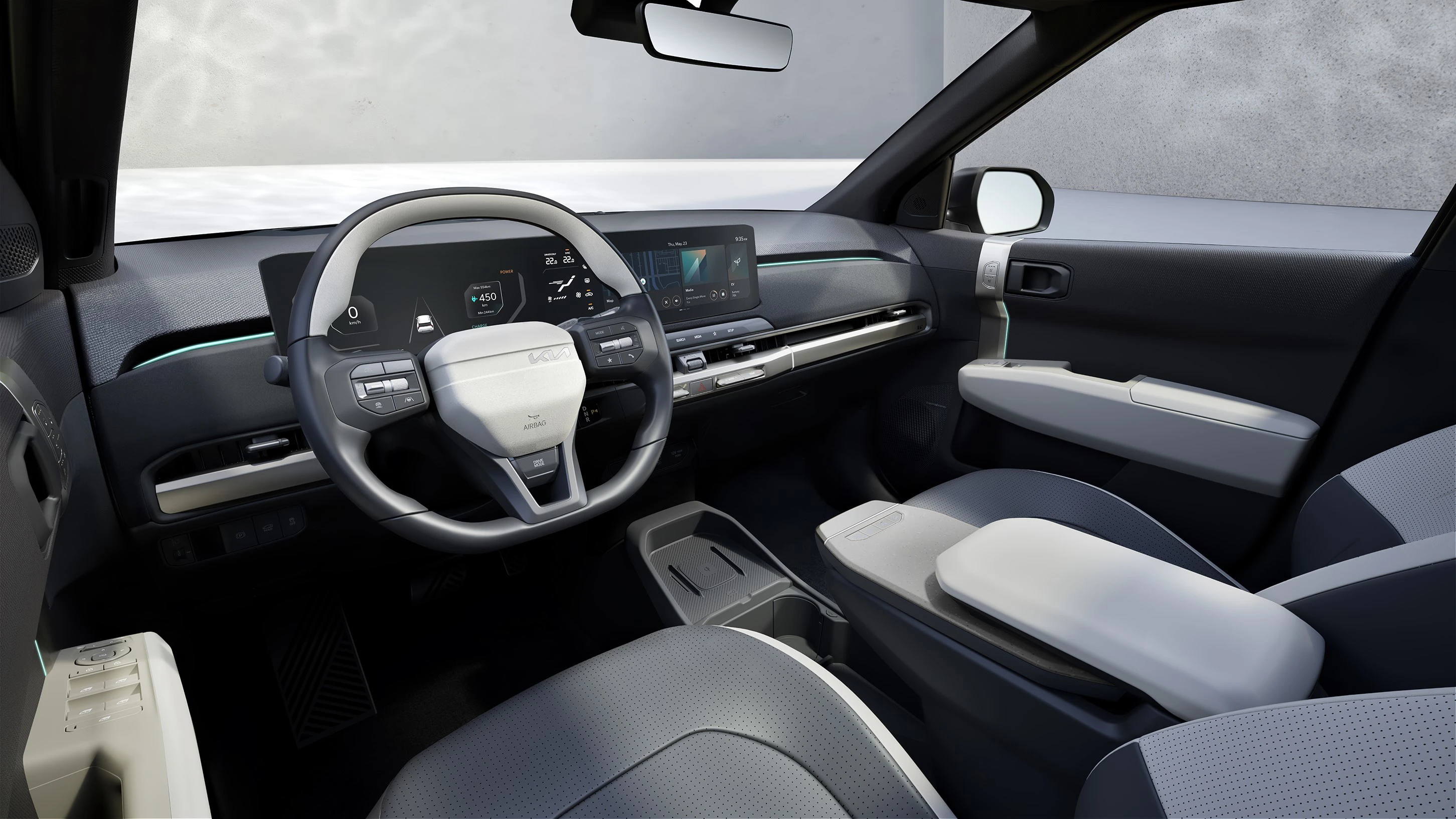 Kia EV3 Long Range AWD interior view
