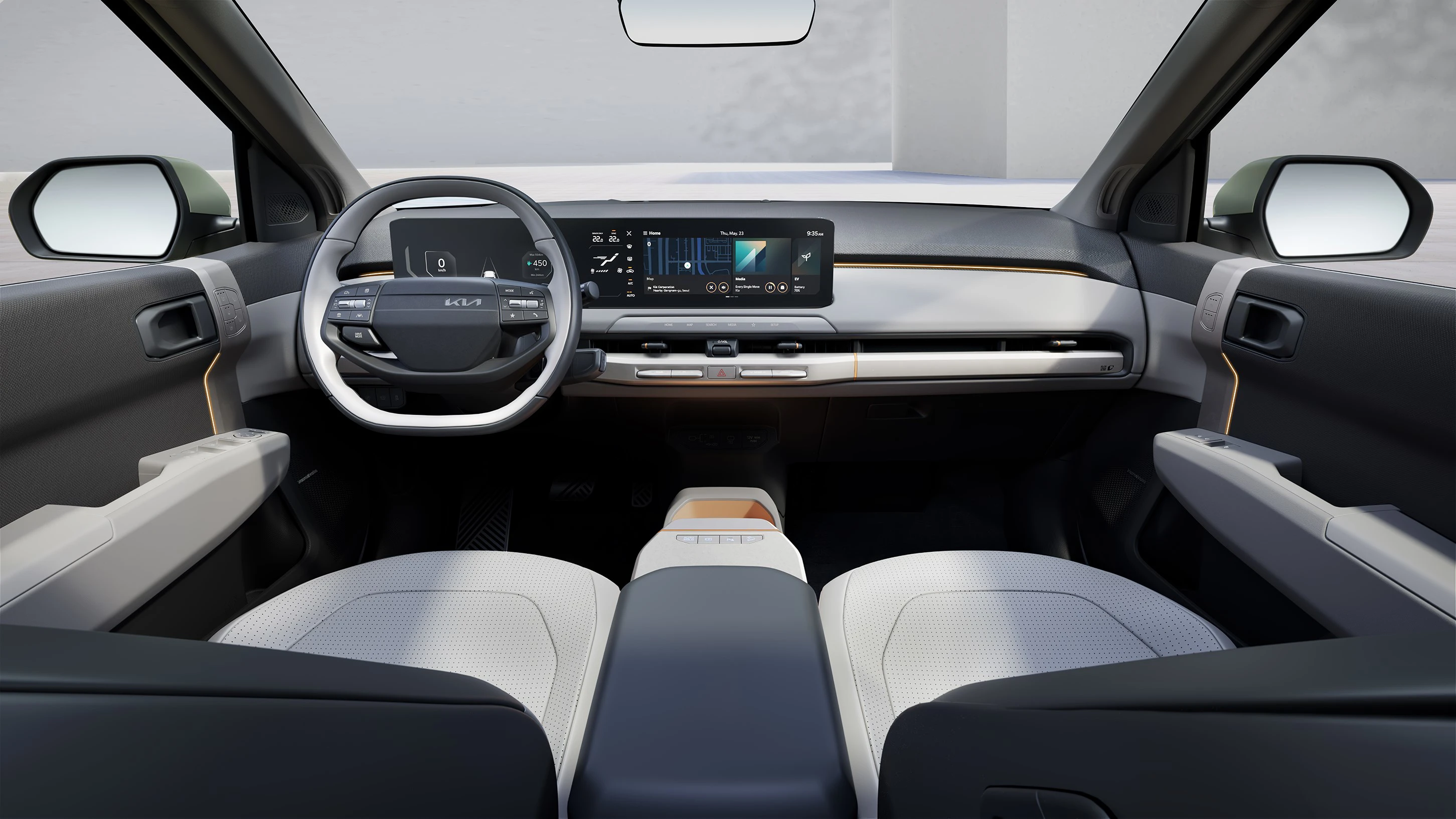 Kia EV3 Long Range AWD interior view