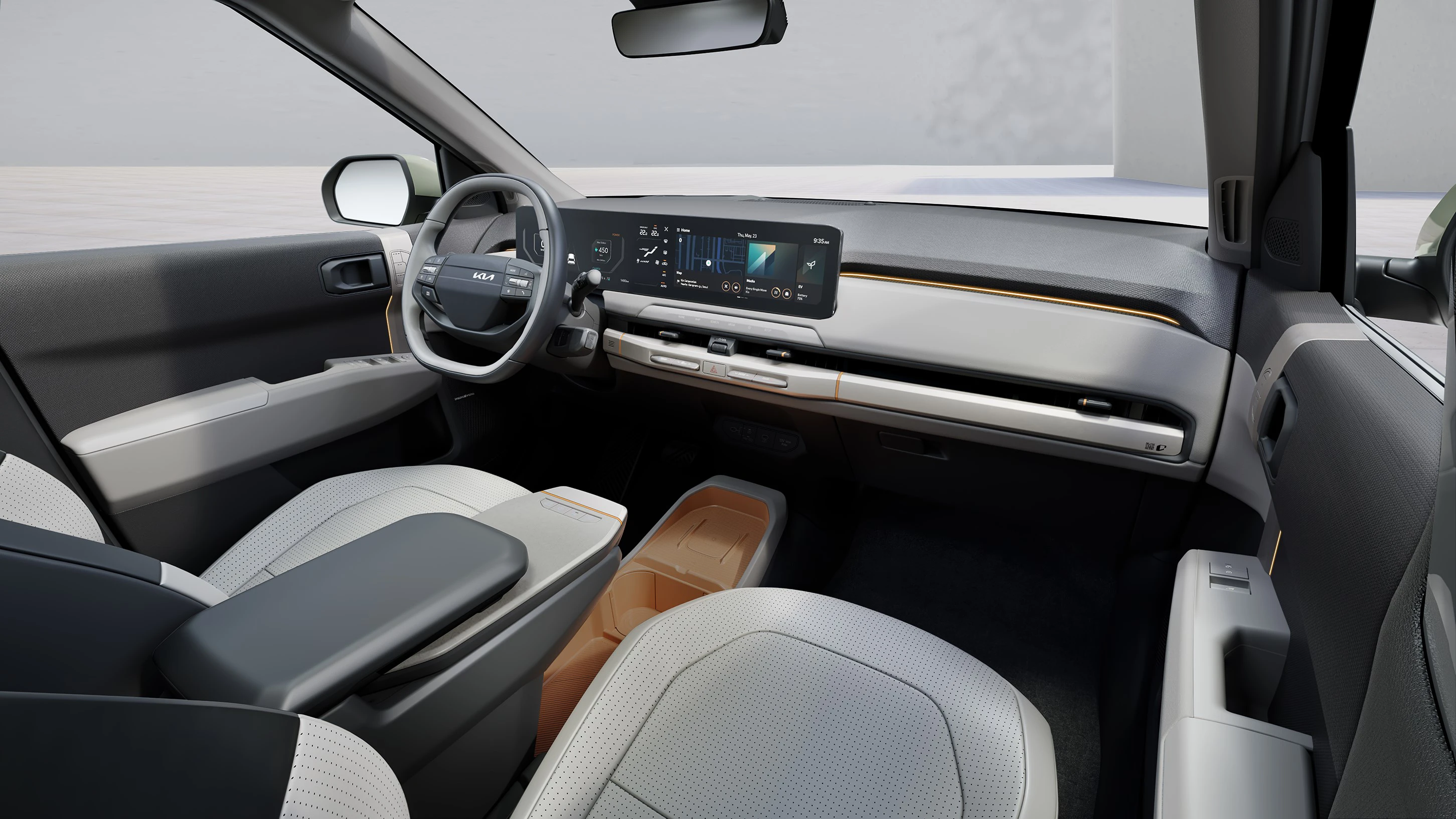 Kia EV3 Long Range AWD interior view