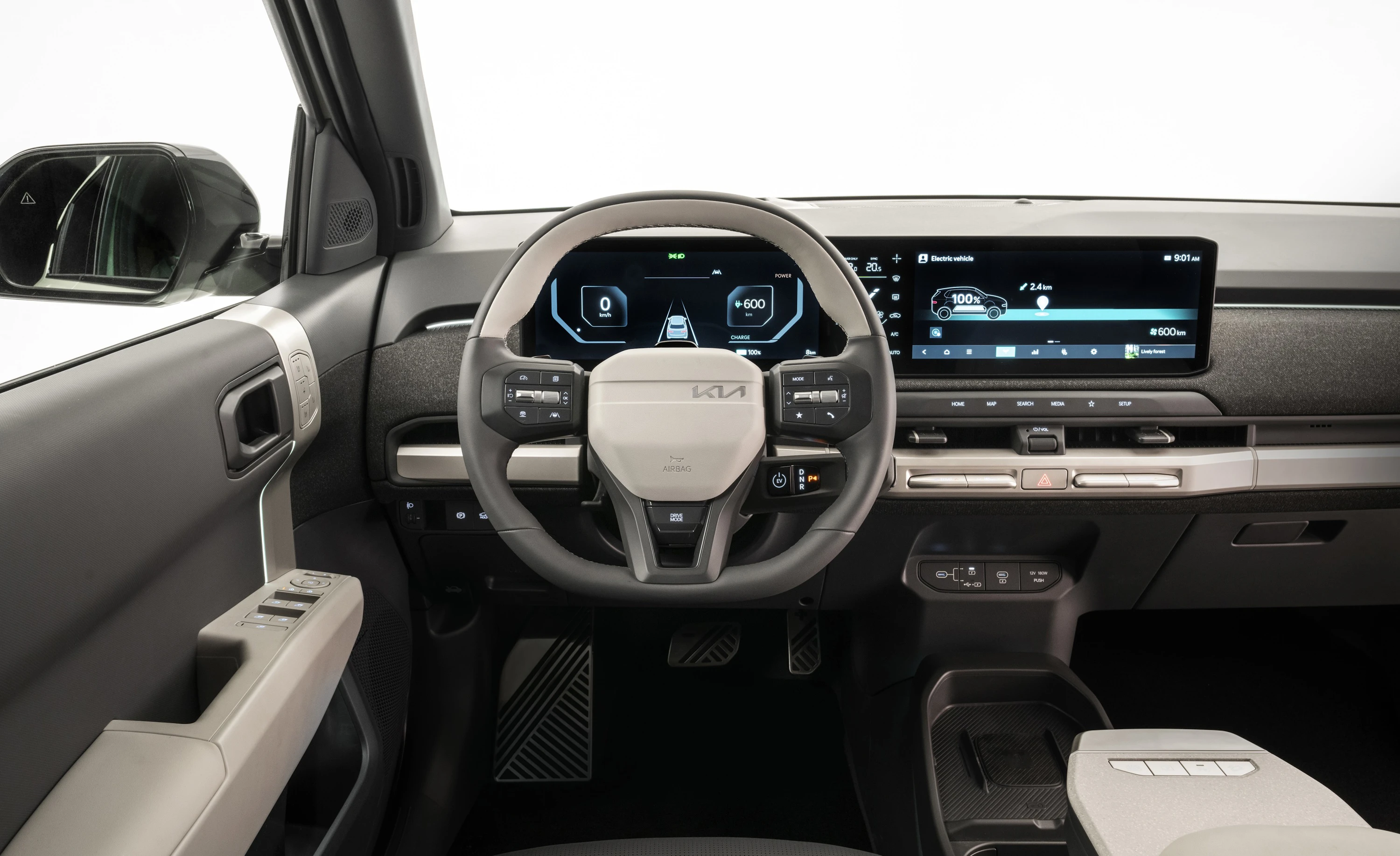 Kia EV3 Long Range AWD screens view