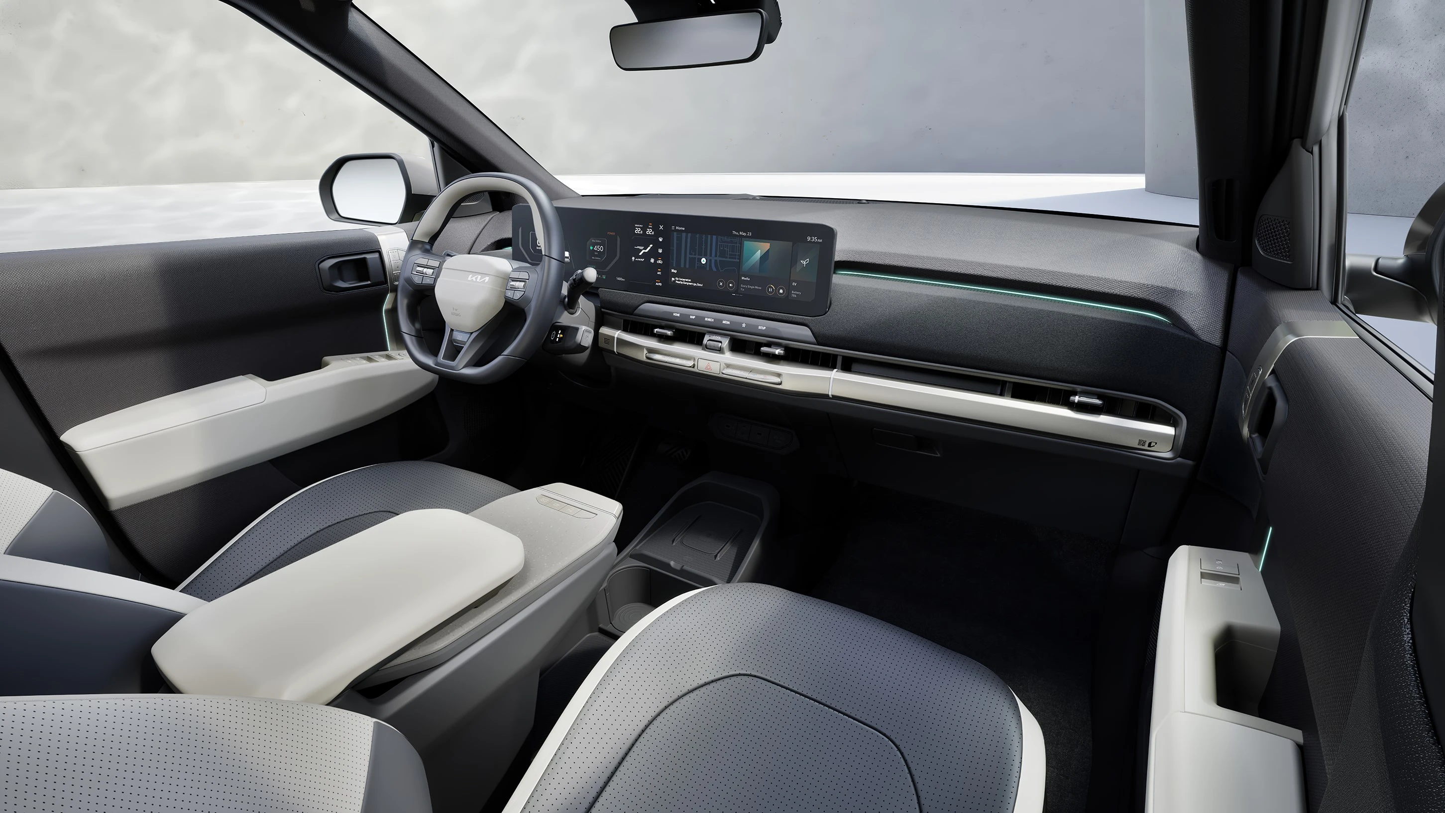 Kia EV3 Long Range AWD interior view