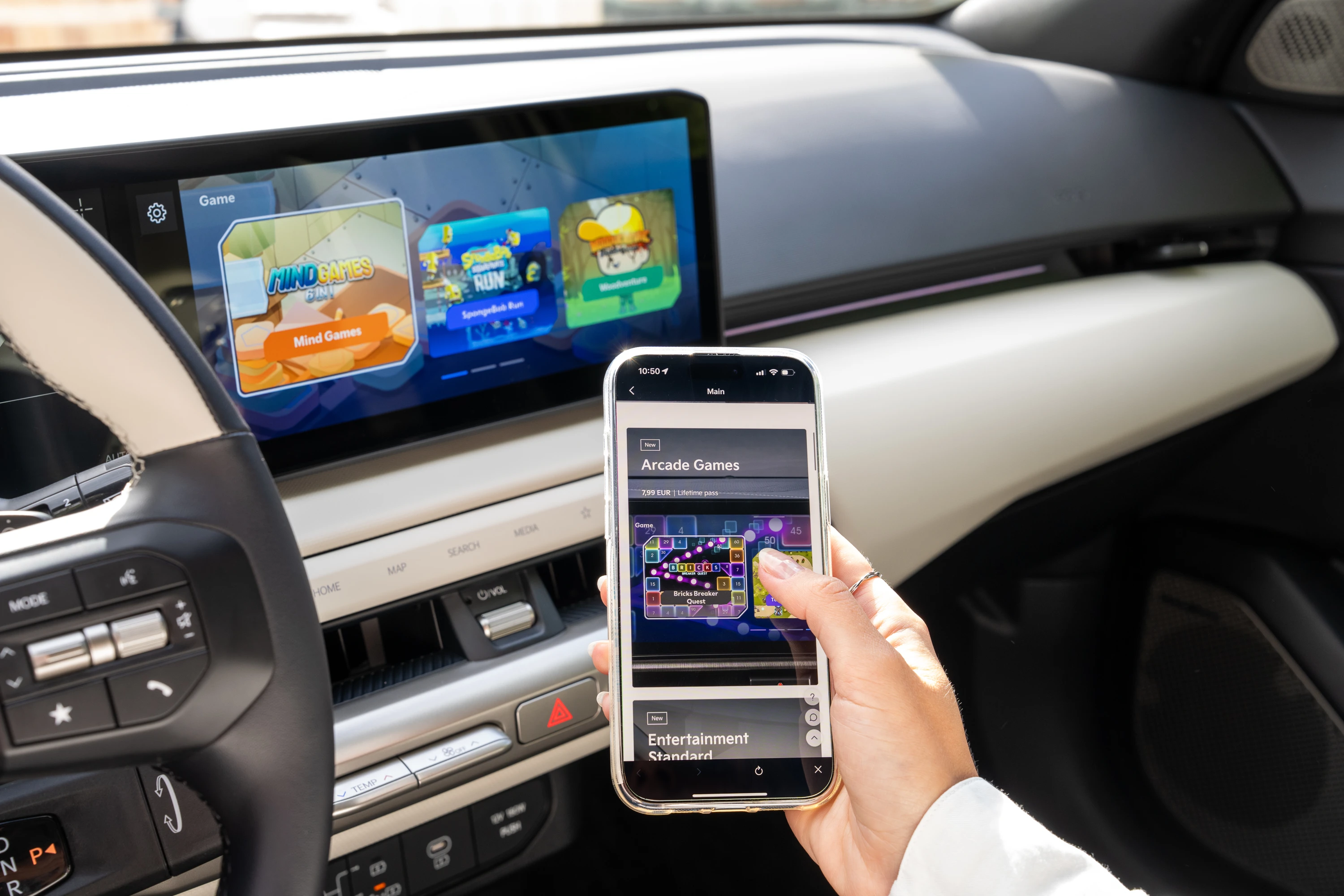 Kia EV4 Fastback Long Range app view