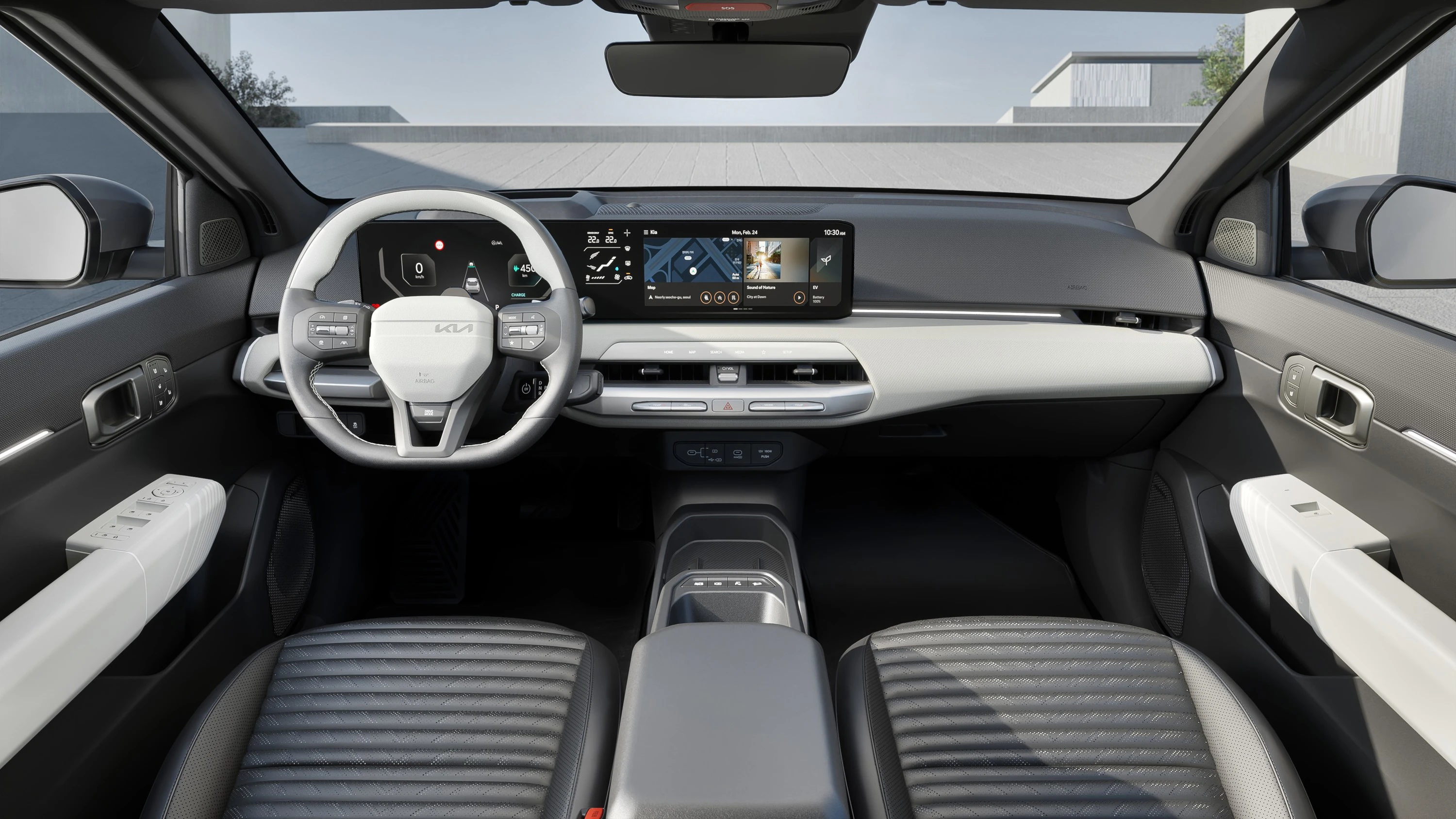 Kia EV4 Hatchback Standard Range screens view