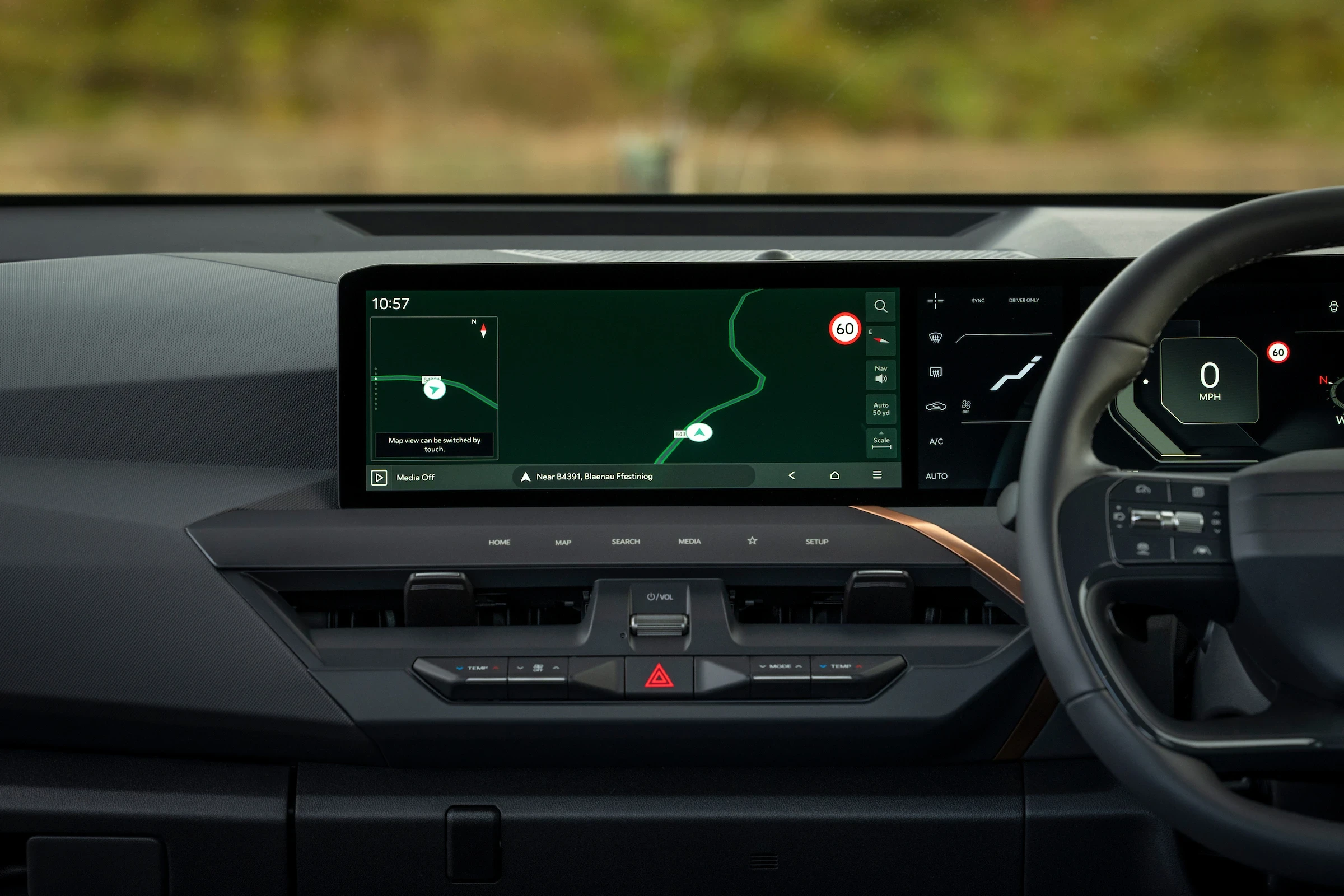 Kia EV5 Long Range AWD screens view