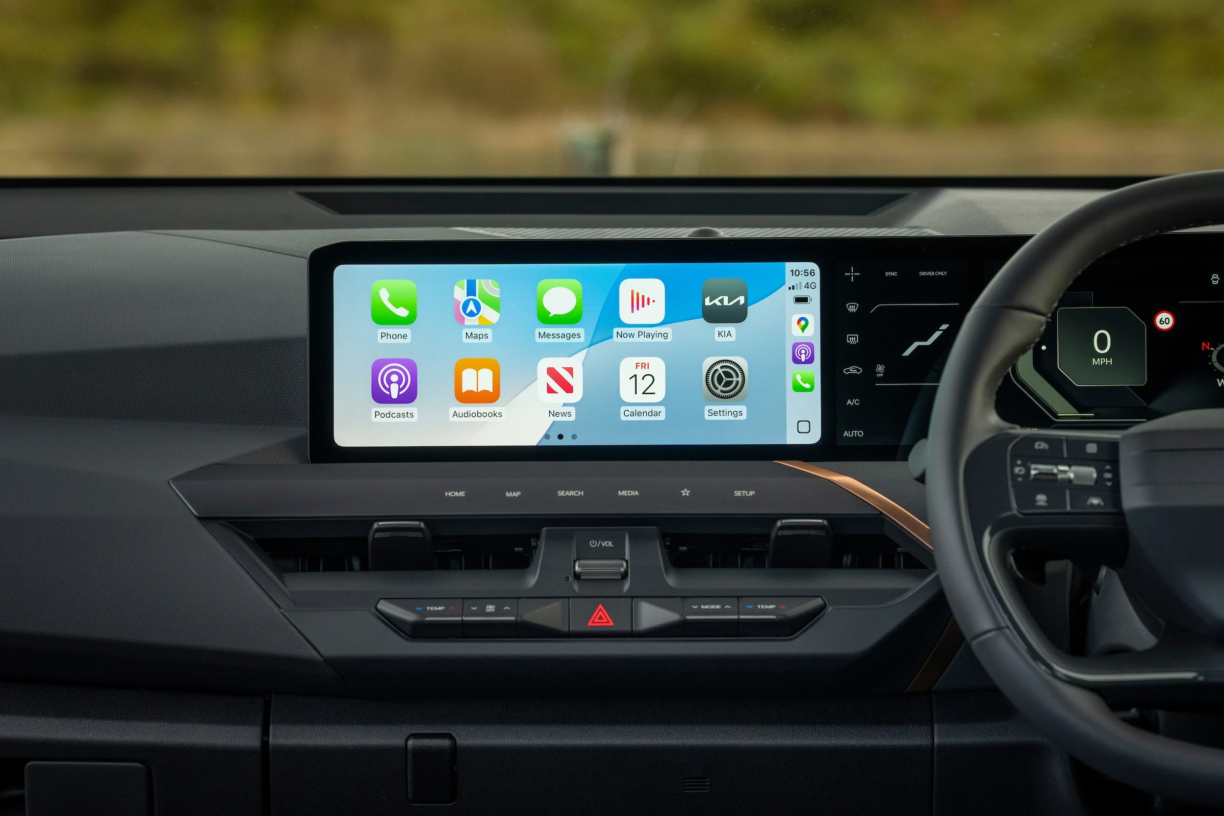 Kia EV5 Long Range AWD screens view
