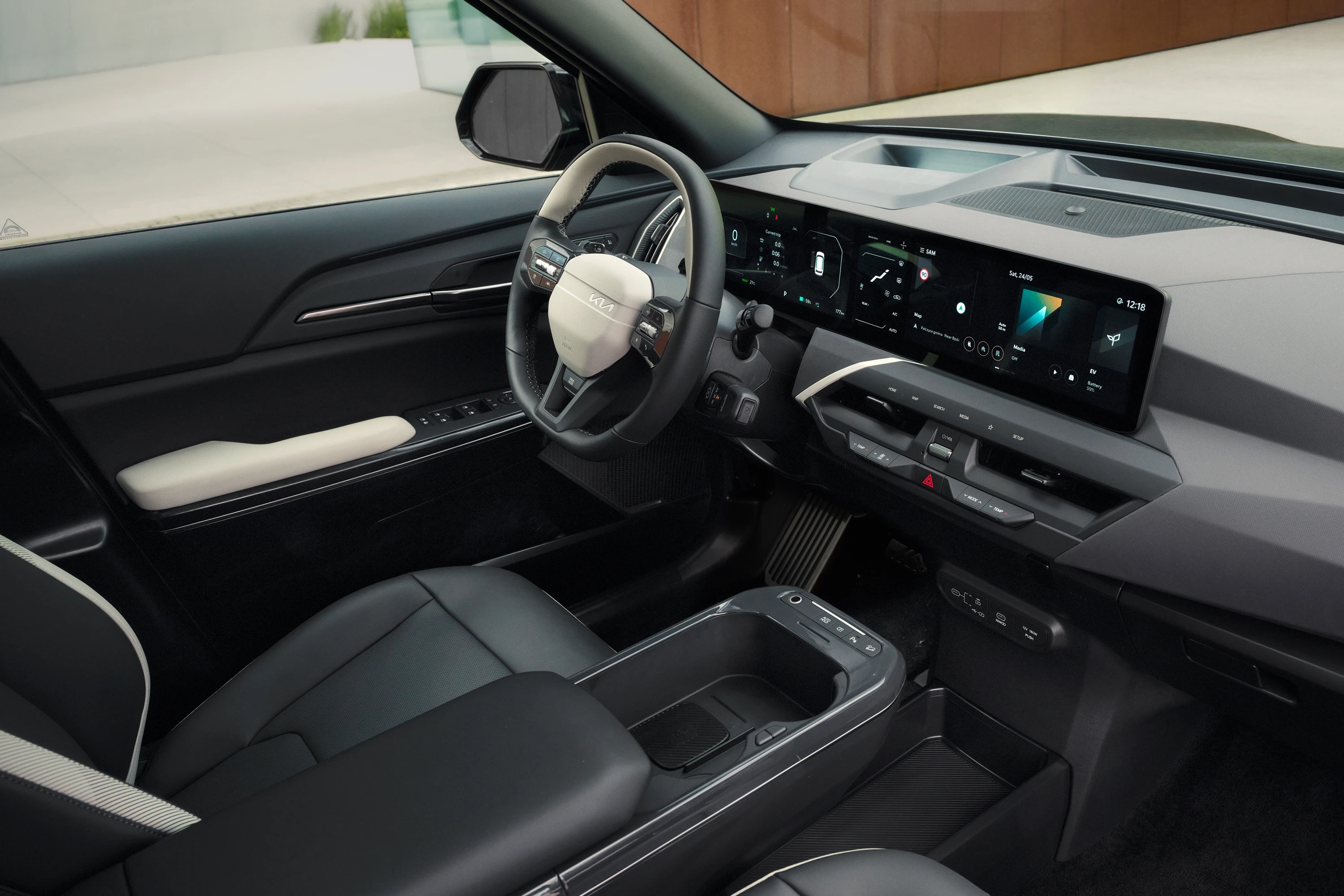Kia EV5 Long Range AWD interior view