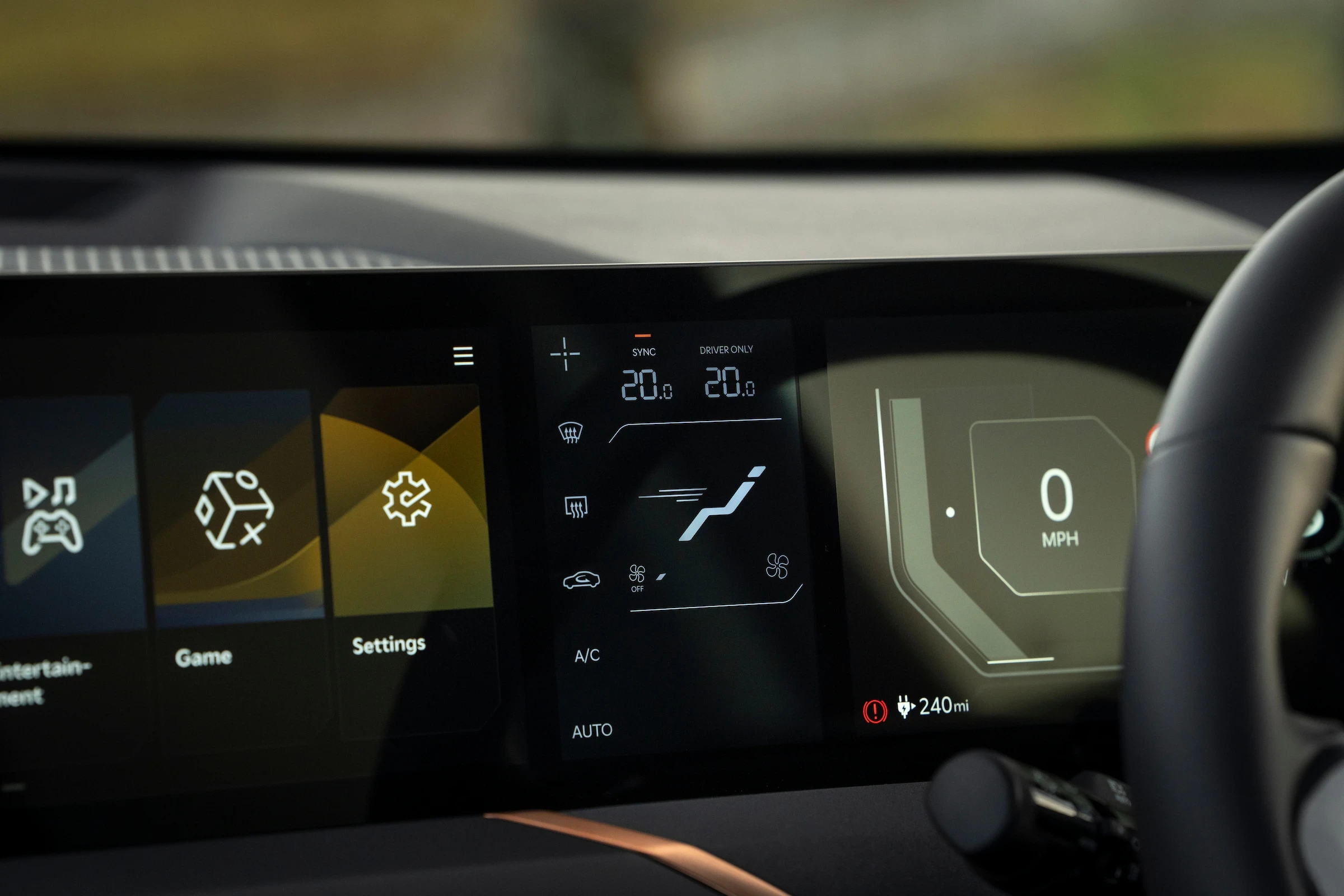 Kia EV5 Long Range AWD screens view