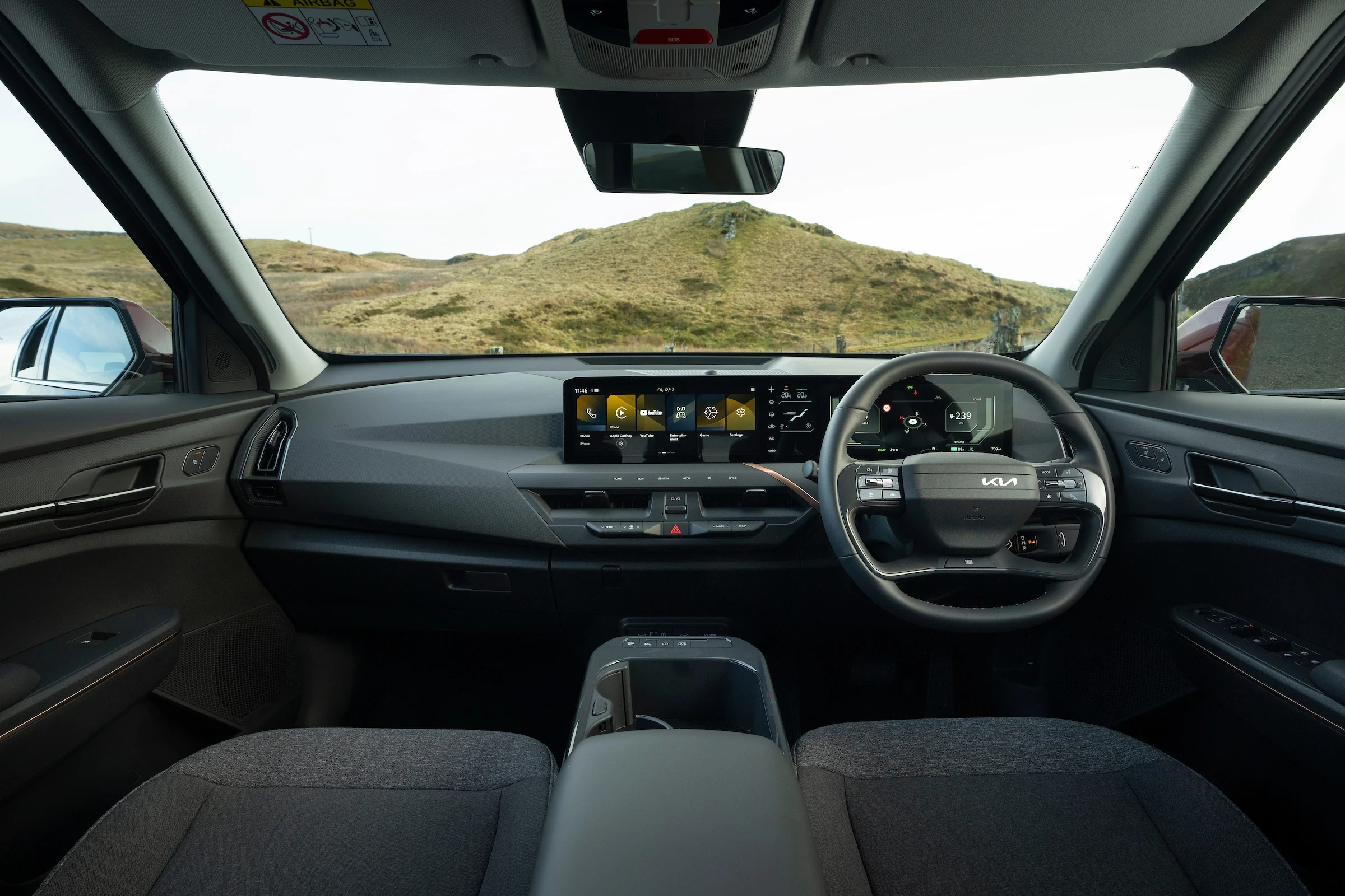 Kia EV5 Long Range AWD interior view