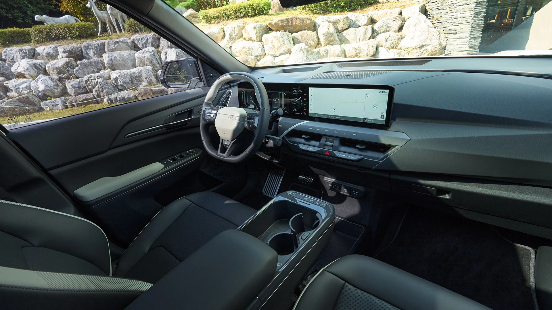 Kia EV5 Long Range AWD interior view