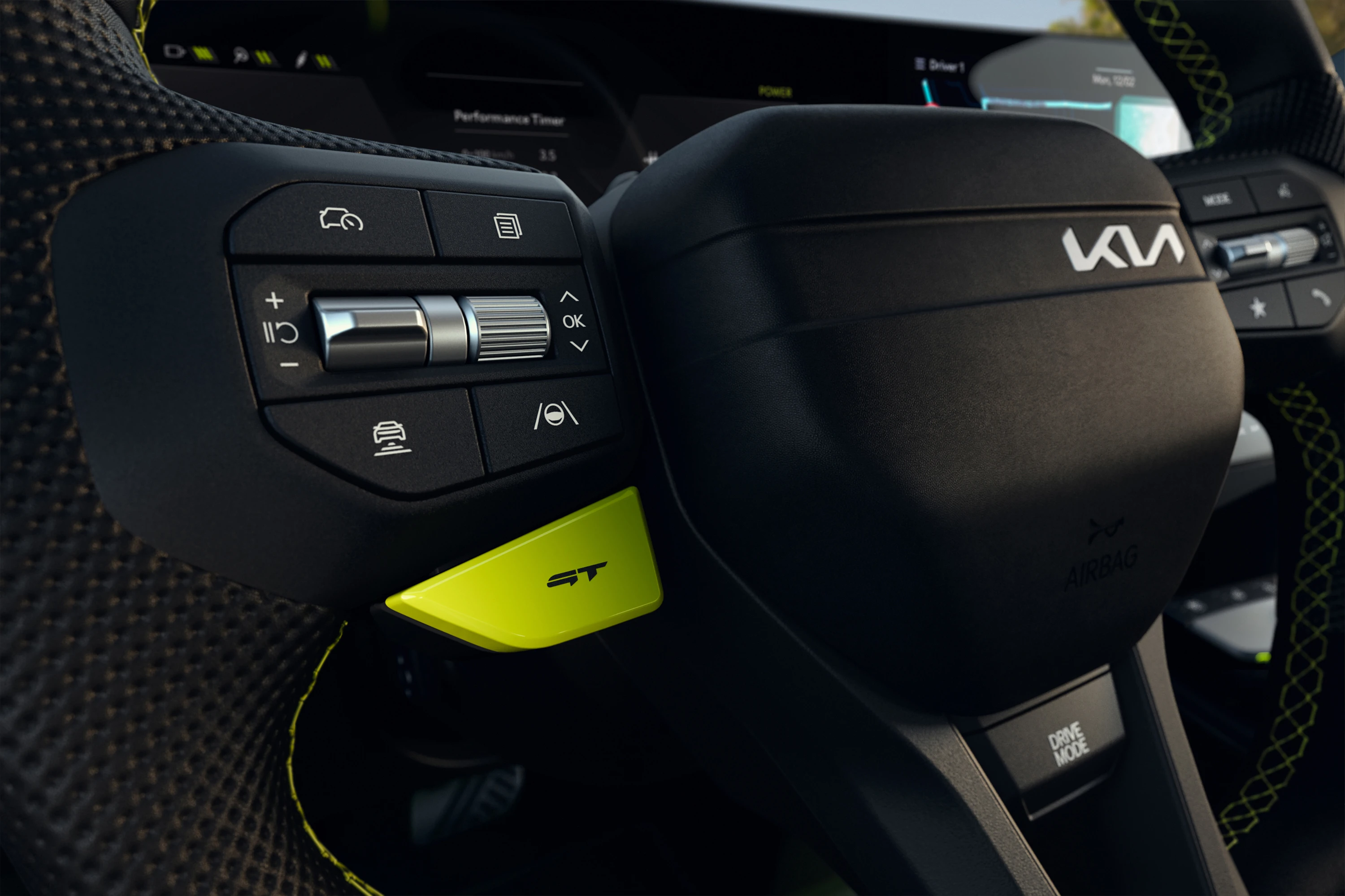 Kia EV6 GT steeringwheel view