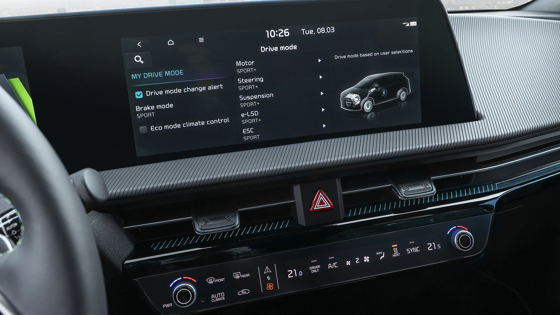 Kia EV6 GT (GEN1) screens view
