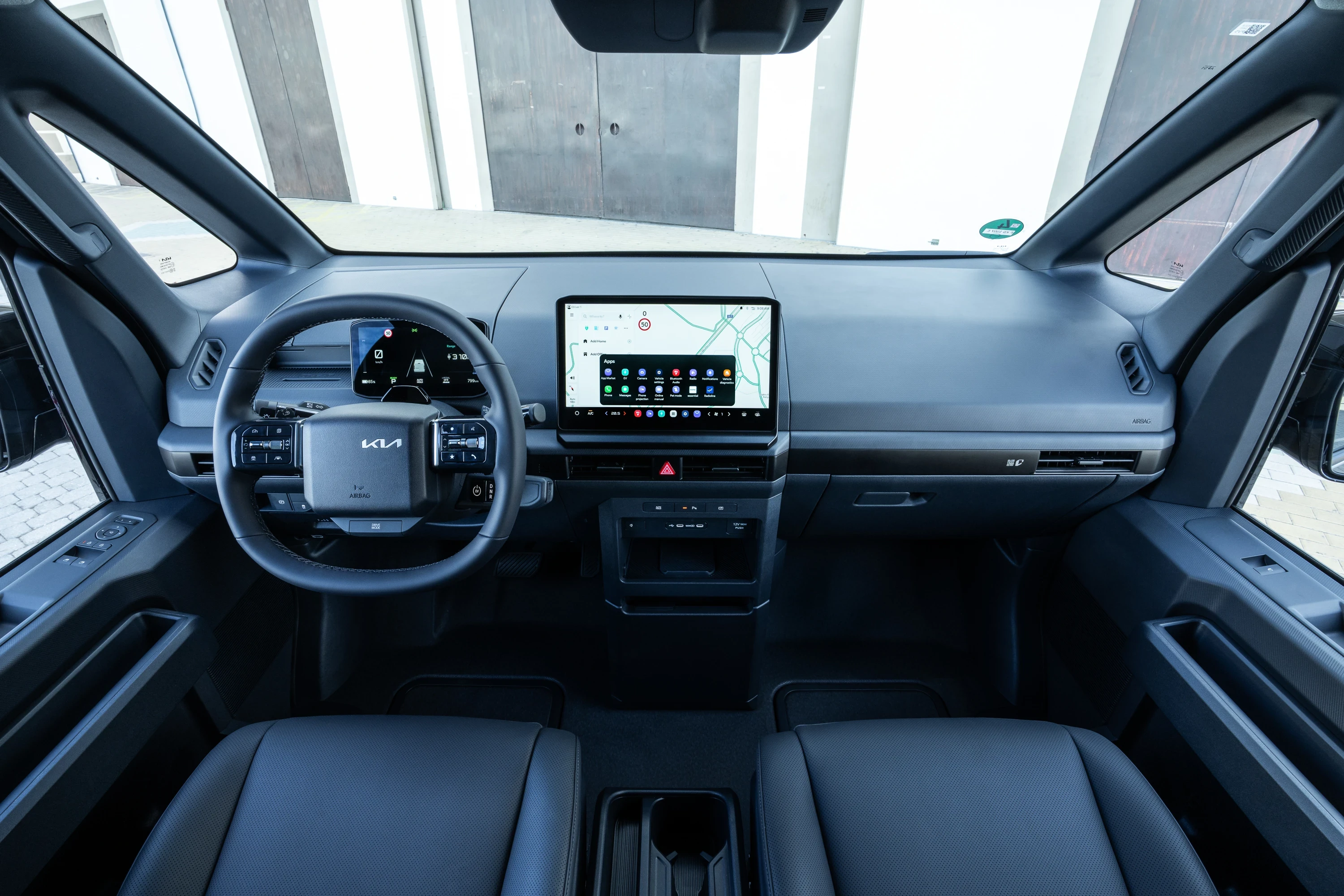 Kia PV5 Cargo Long Range interior view