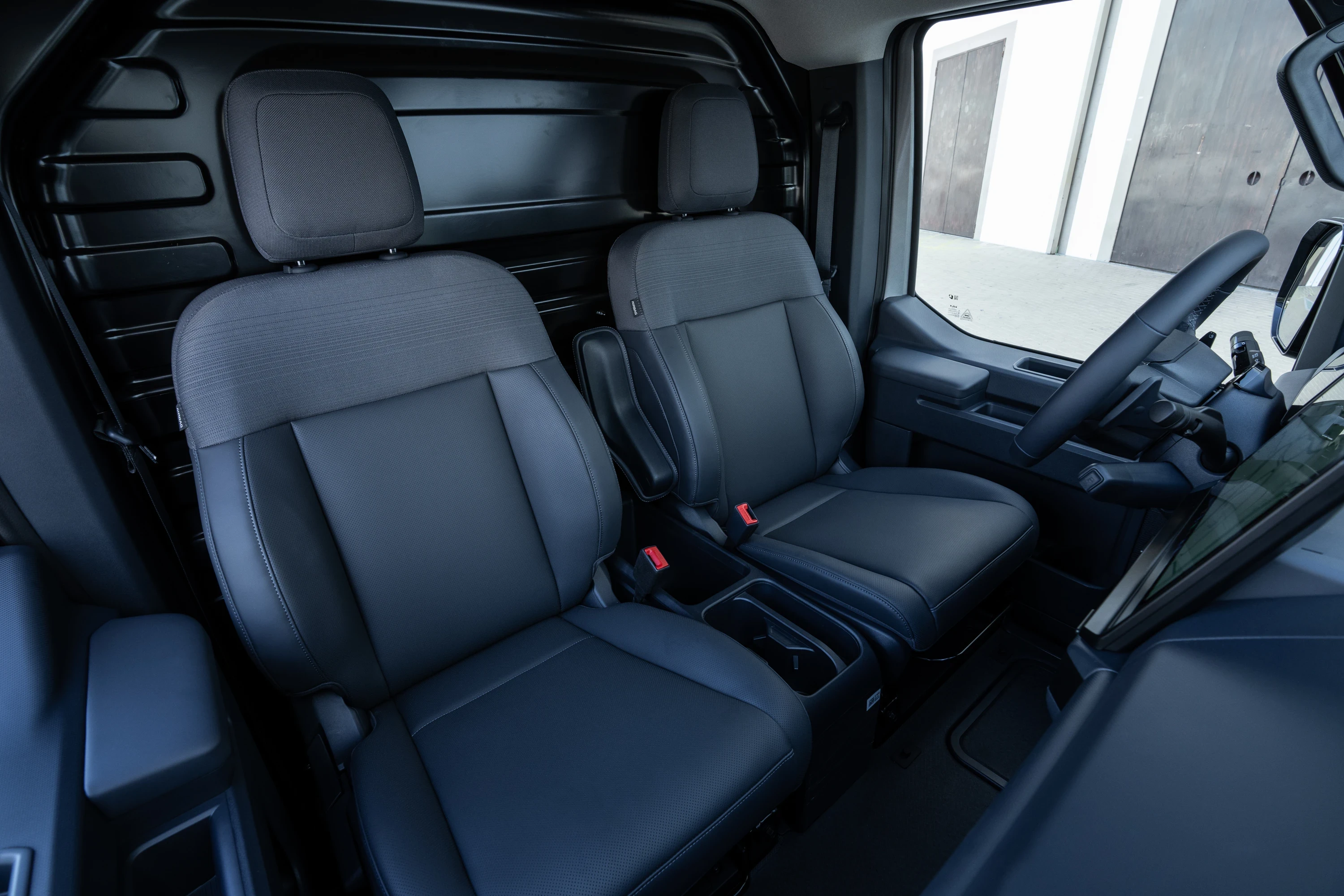 Kia PV5 Cargo Standard Range frontseats view