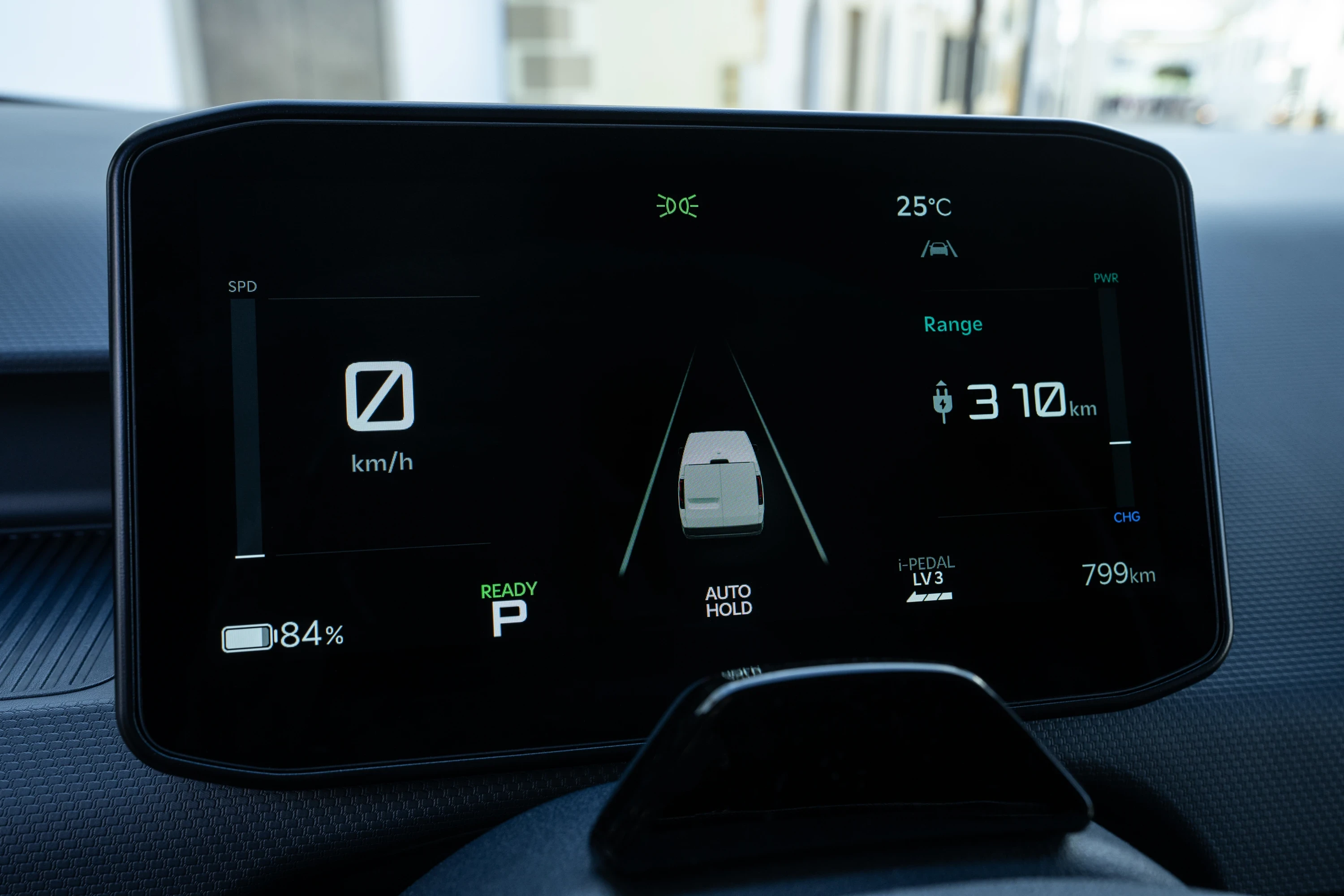Kia PV5 Passenger Long Range screens view