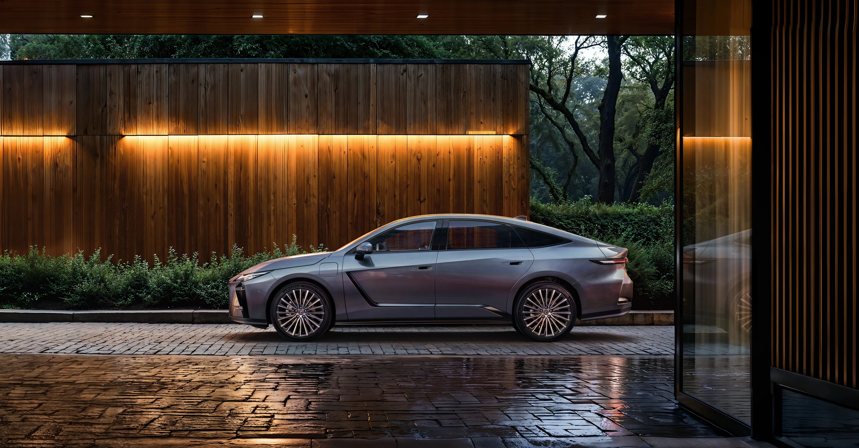 Lexus ES 500e DIRECT4 exterior view
