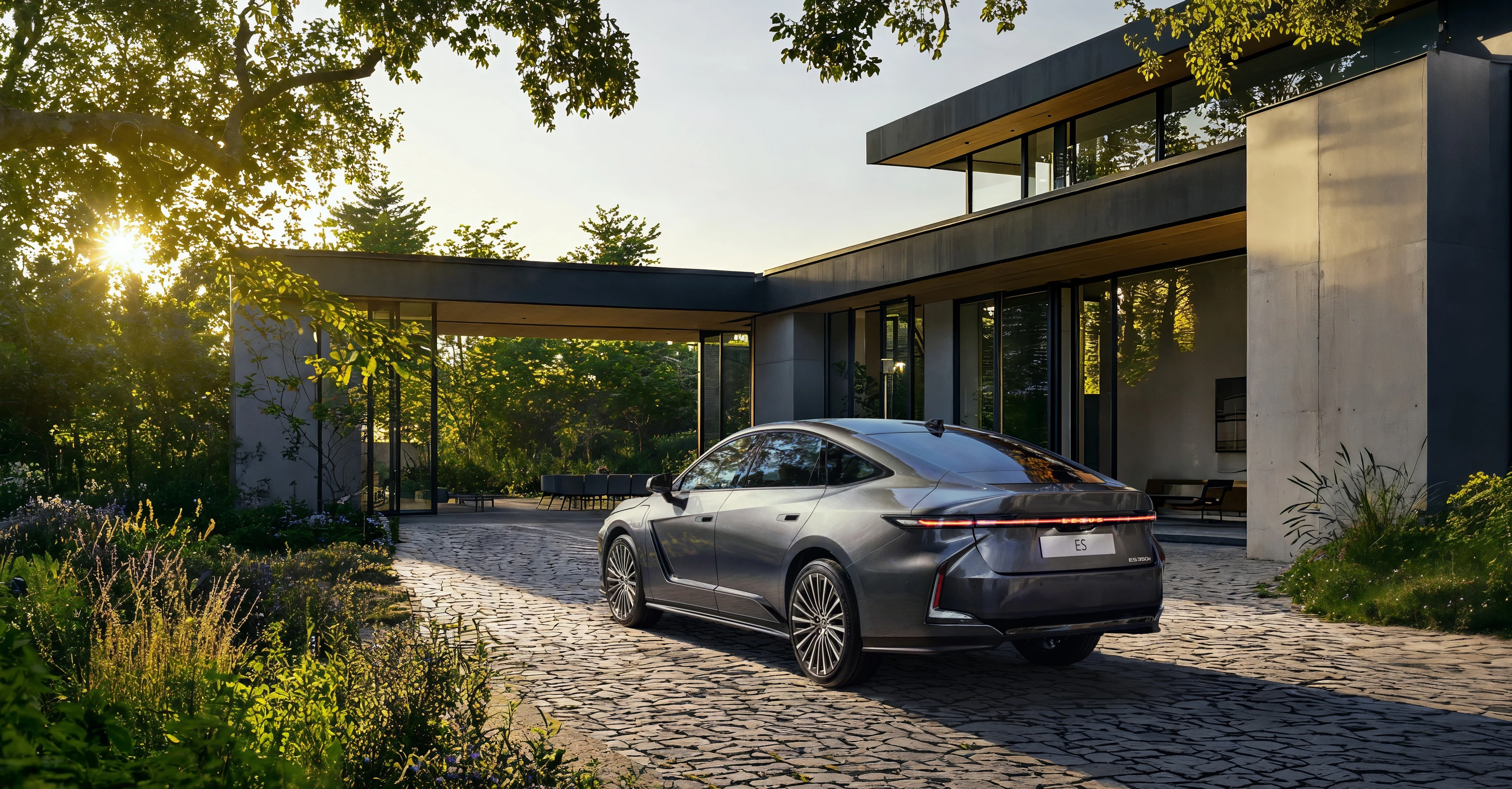 Lexus ES 500e DIRECT4 exterior view