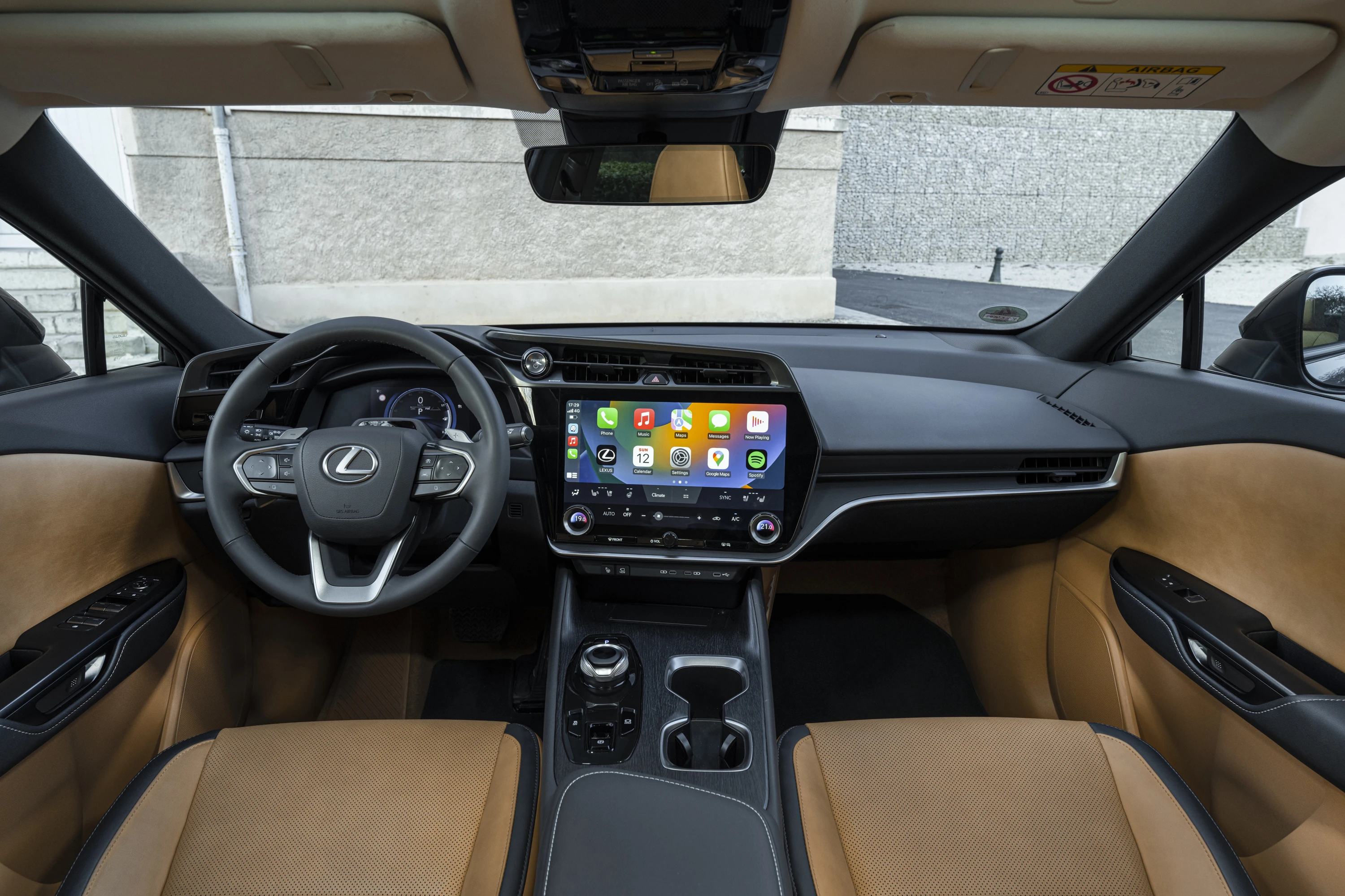 Lexus RZ 300e interior view
