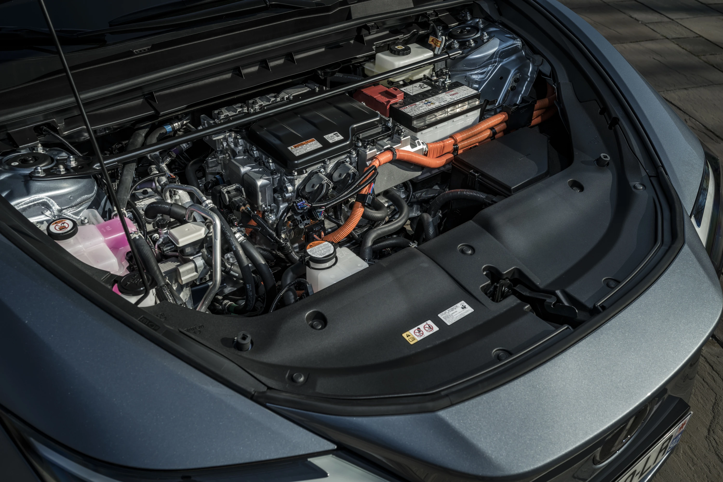 Lexus RZ 450e hood view