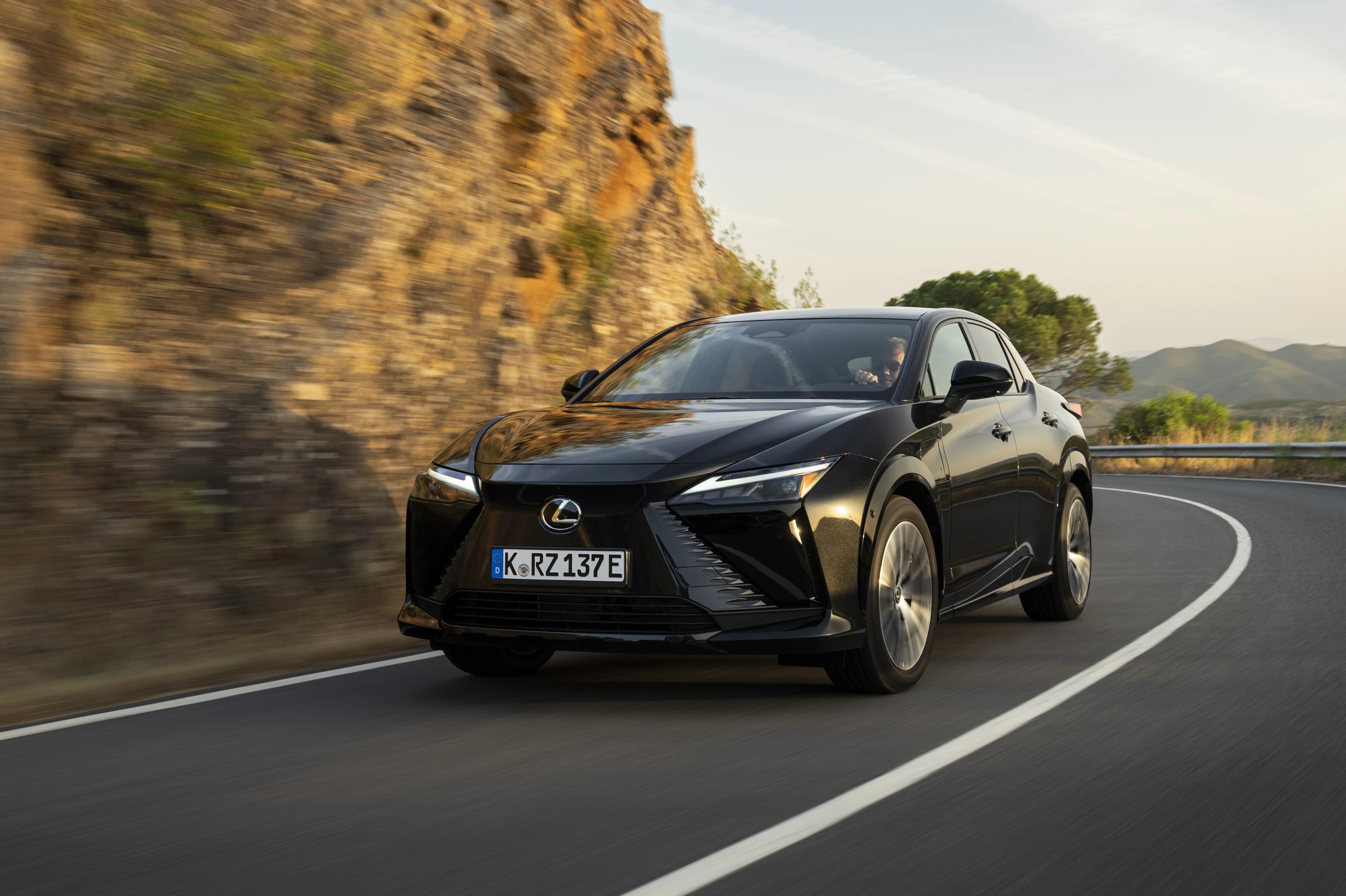 Lexus RZ 500e electric vehicle exterior