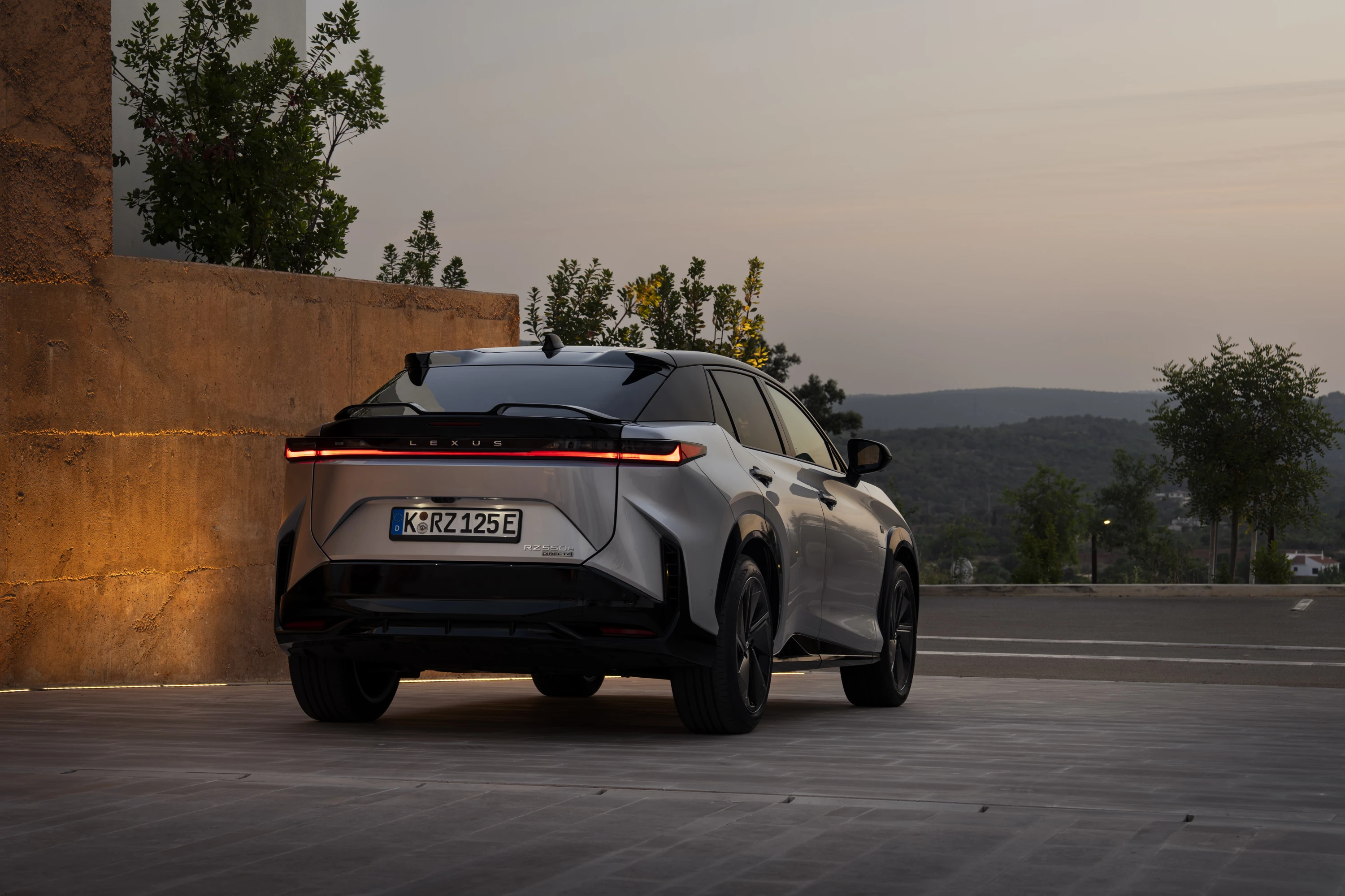 Lexus RZ 550e F Sport exterior view