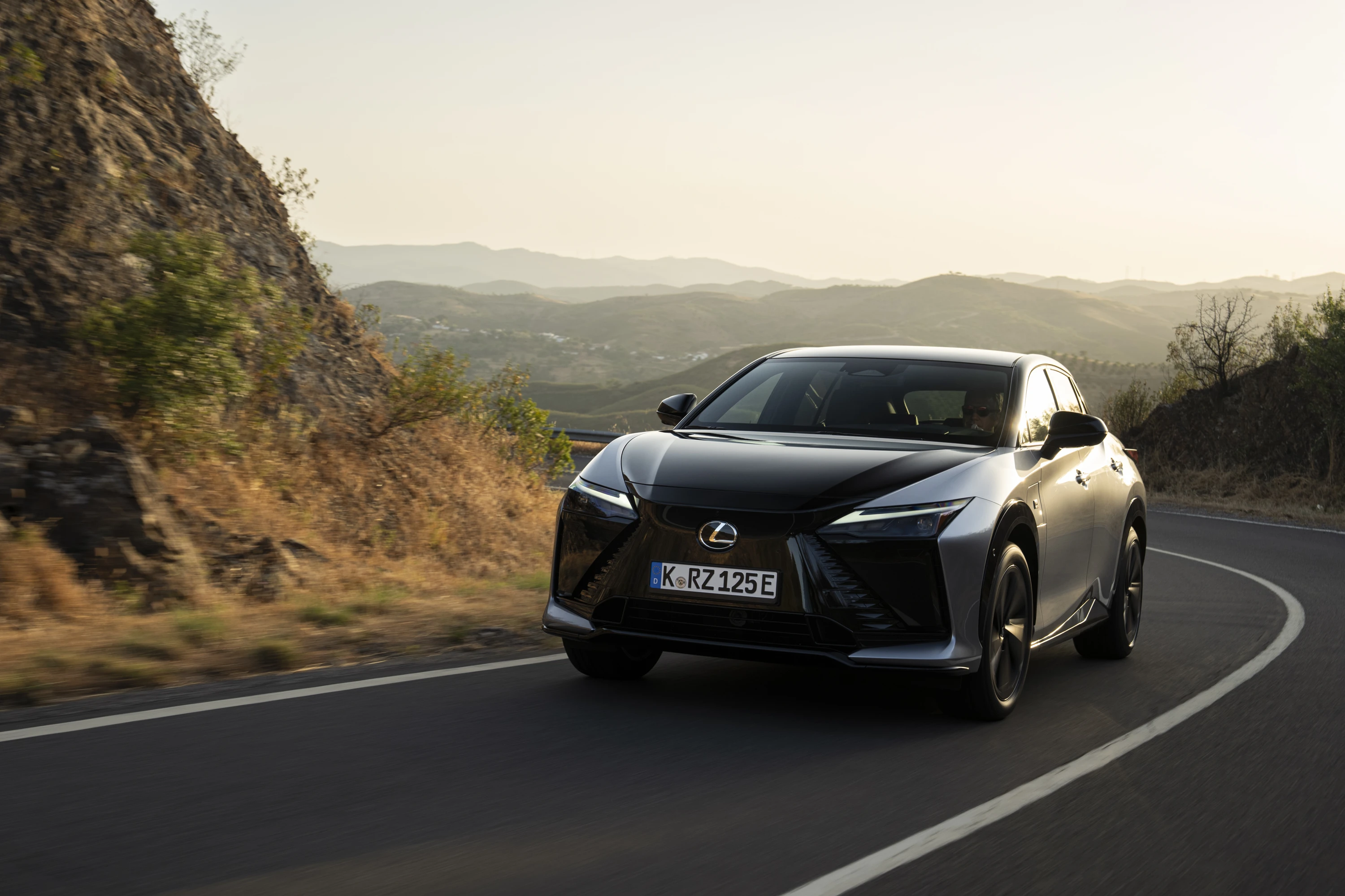 Lexus RZ 550e F Sport exterior view