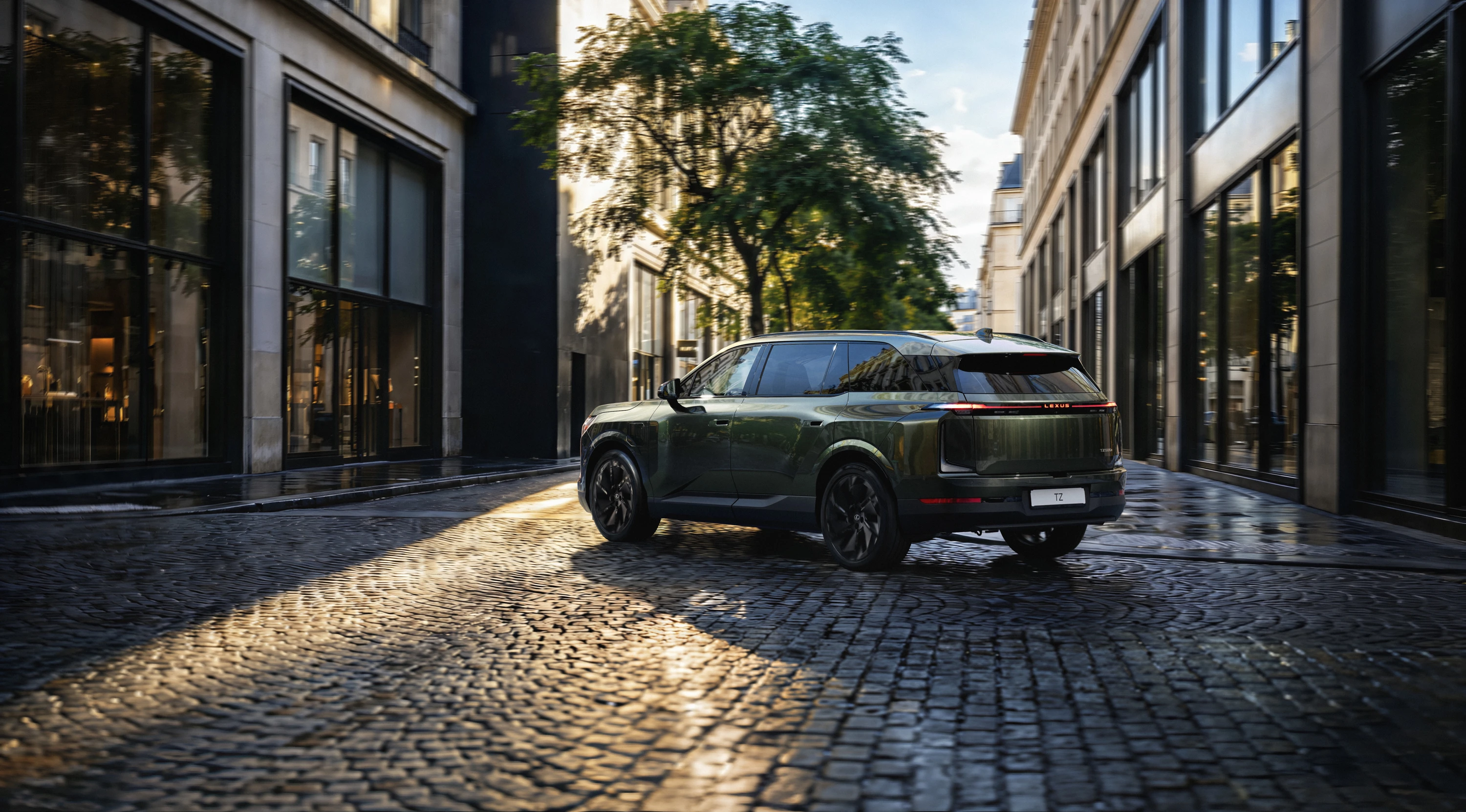 Lexus TZ 450e exterior view