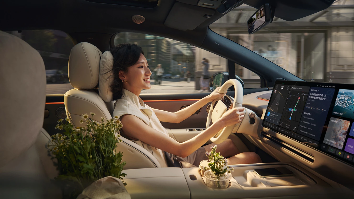 Li Auto i6 87.3 kWh AWD interior view