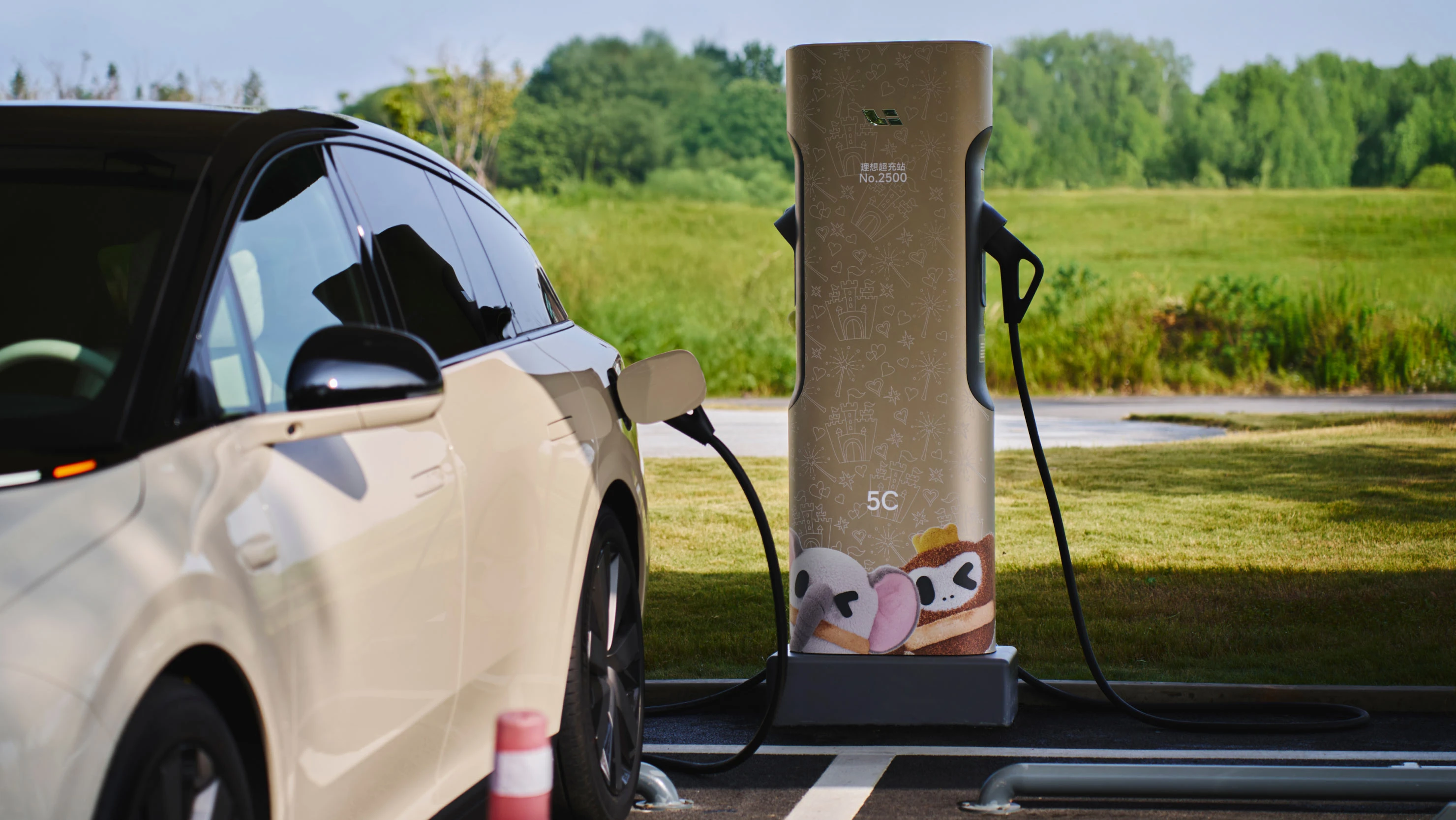Li Auto i6 87.3 kWh AWD charging view