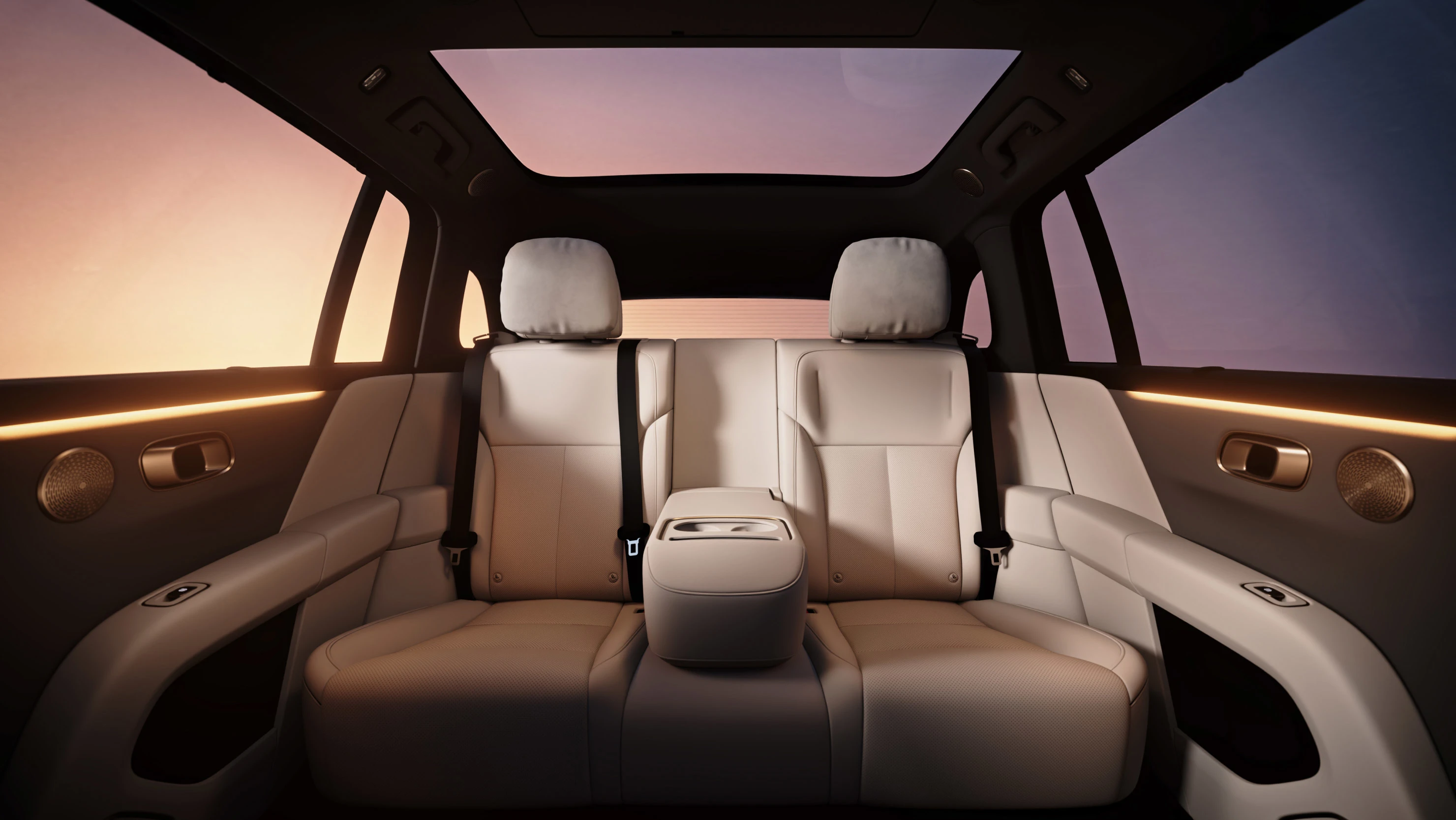 Li Auto i6 87.3 kWh AWD secondrowseats view
