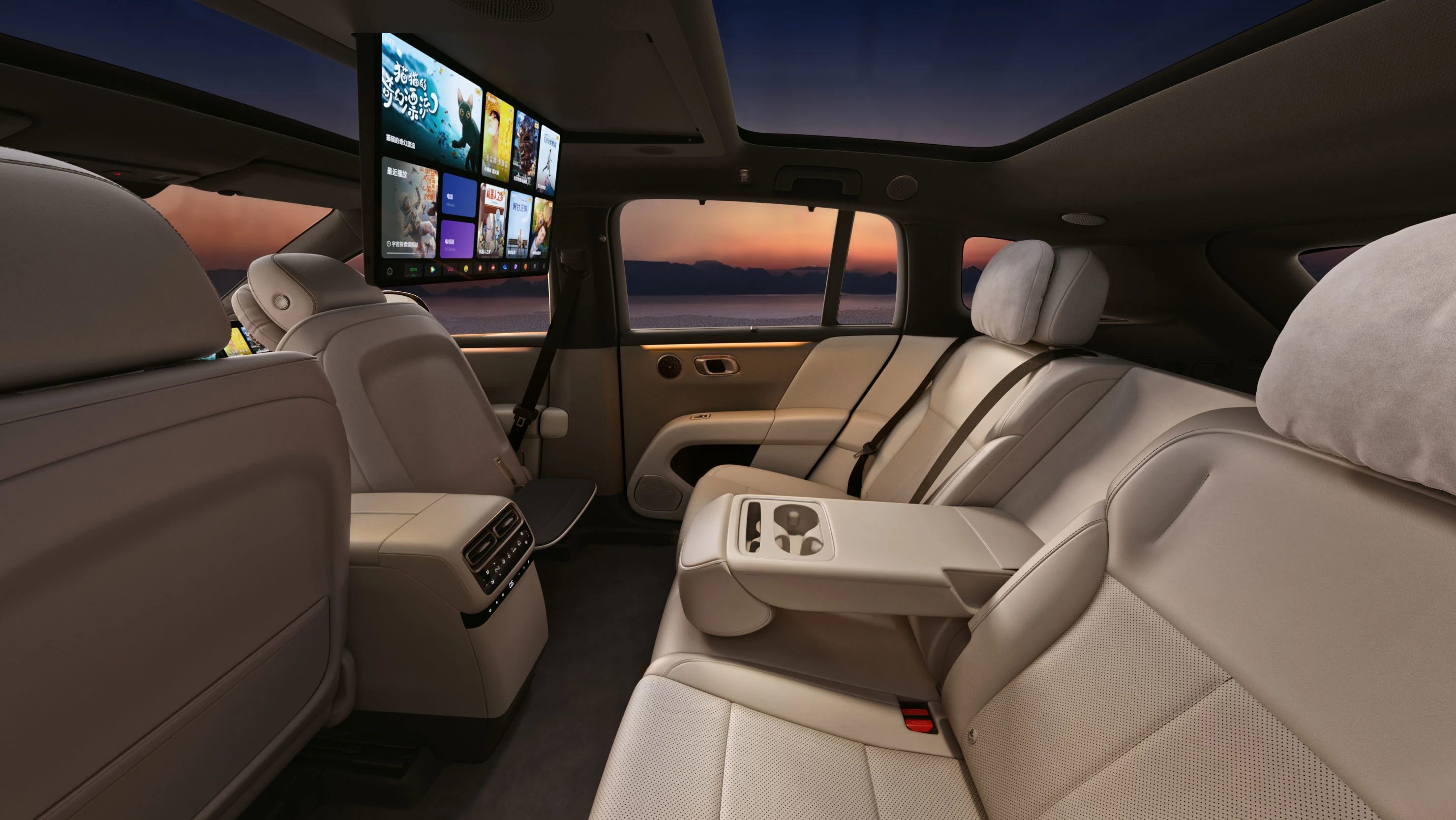 Li Auto i6 87.3 kWh RWD secondrowseats view