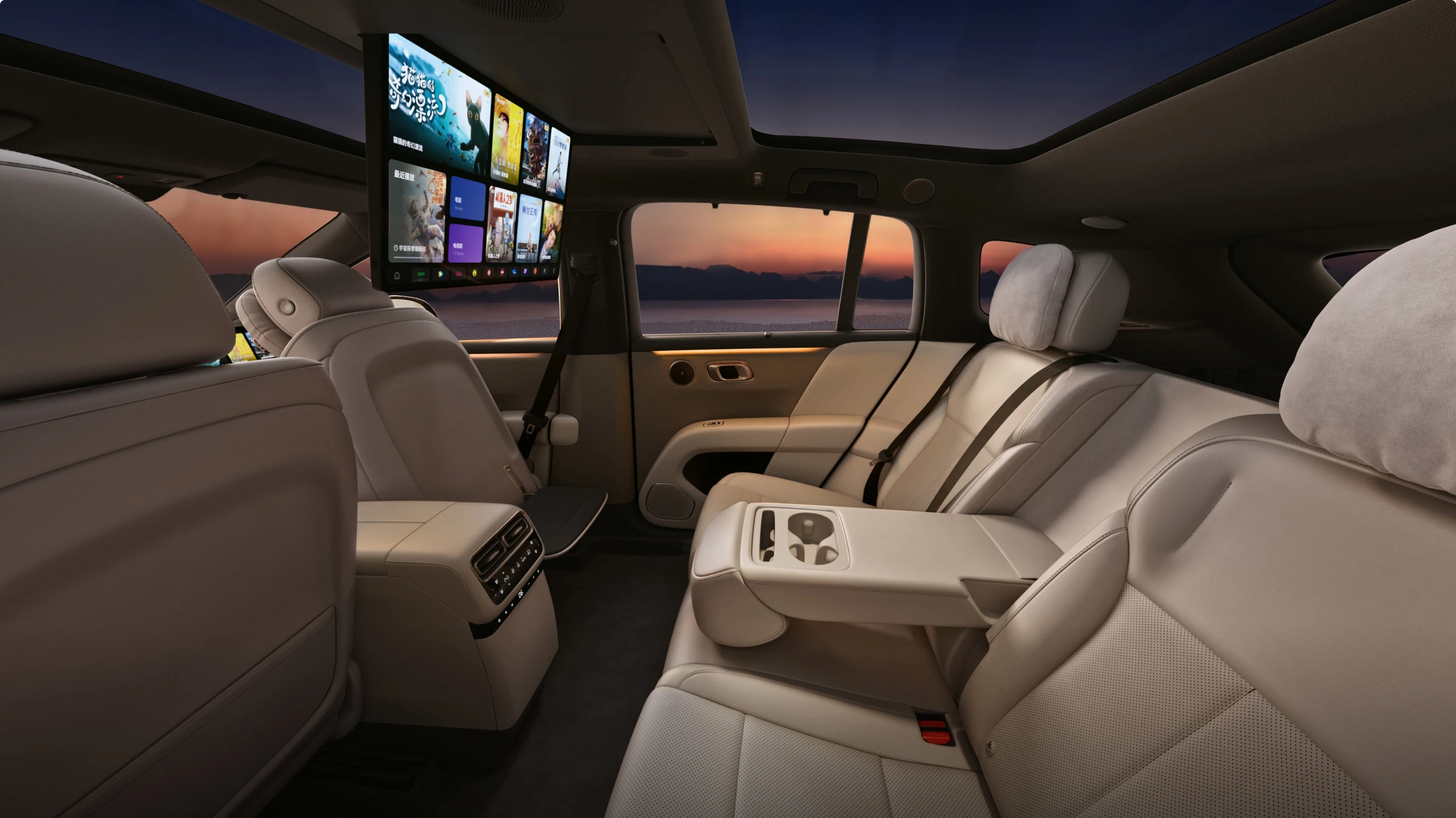 Li Auto i6 87.3 kWh RWD secondrowseats view