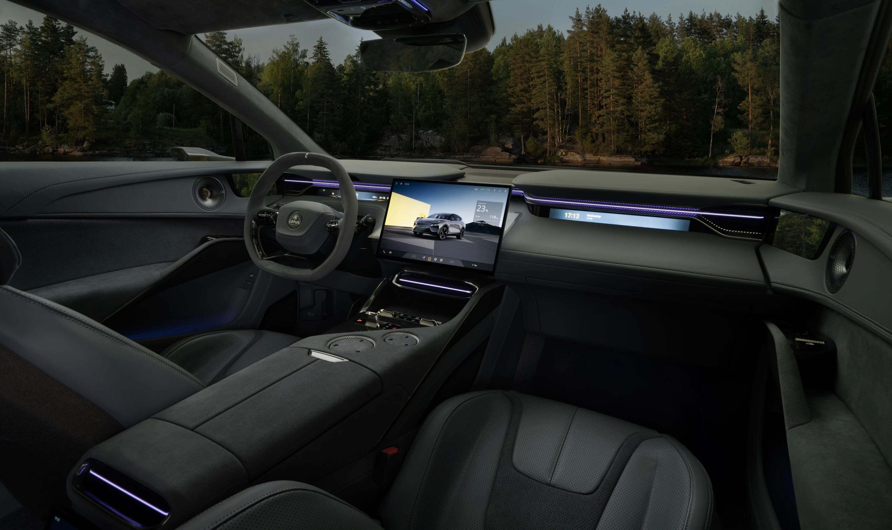 Lotus Eletre 600 frontseats view