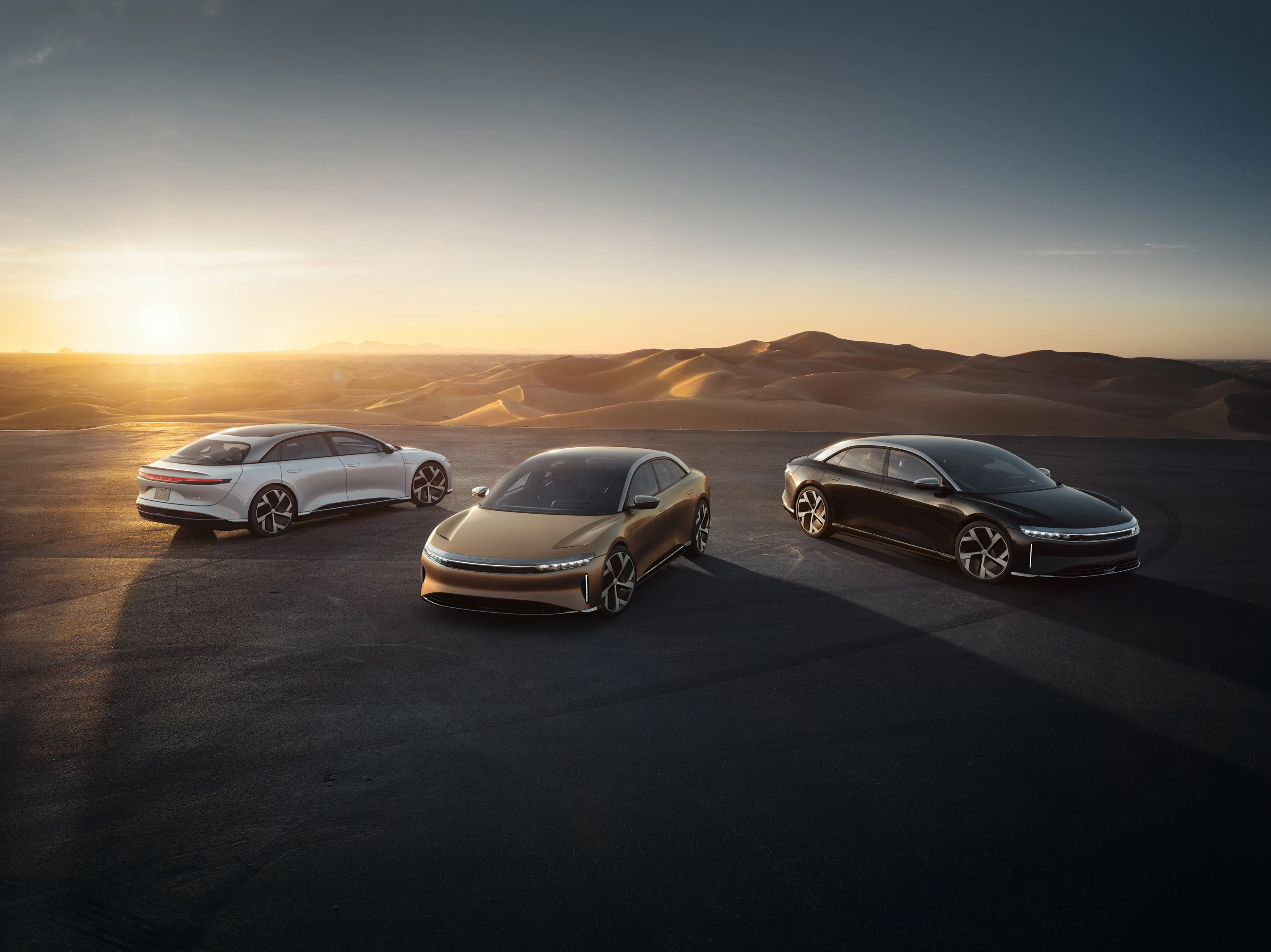 Lucid Air Grand Touring exterior view