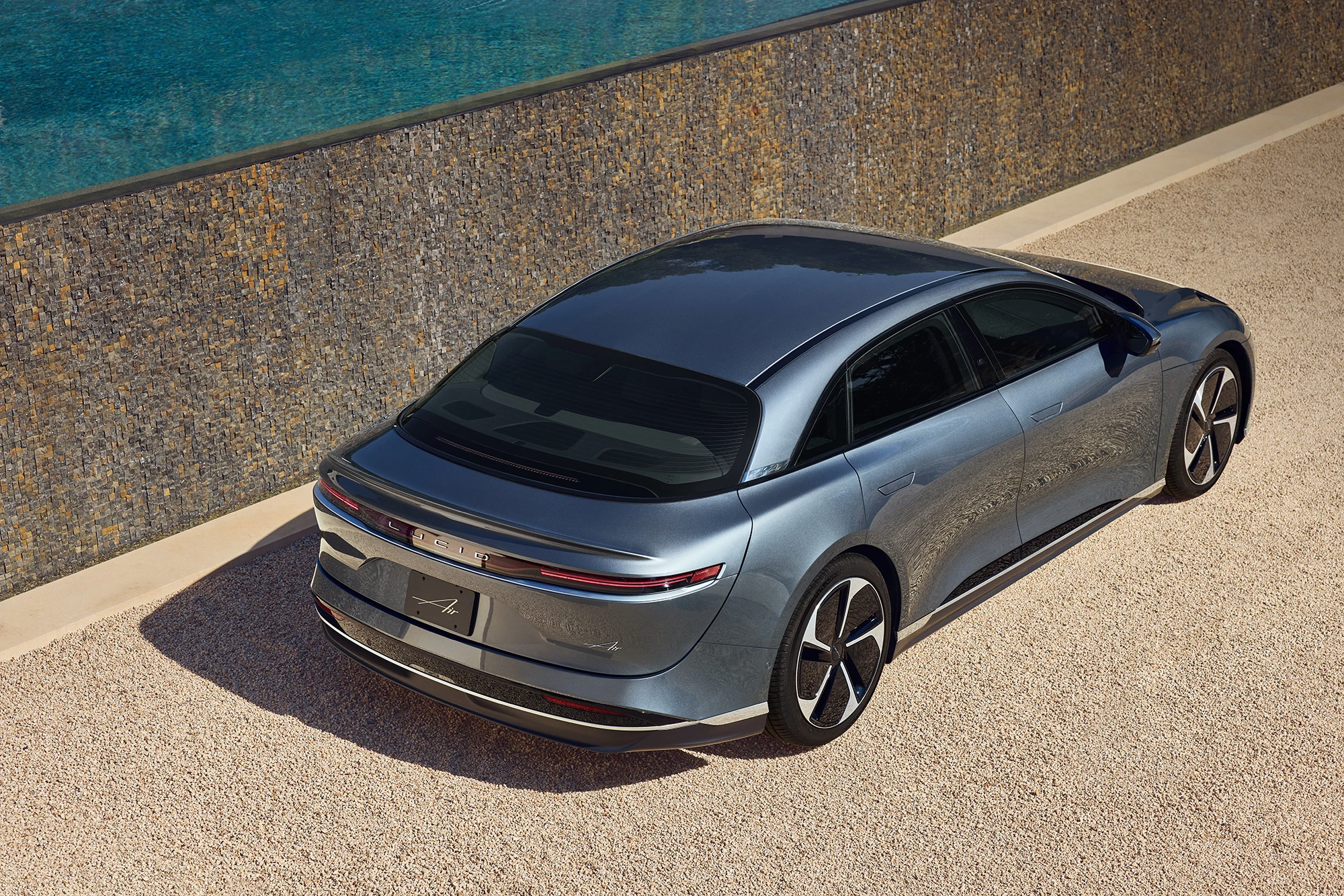 Lucid Air Touring exterior view