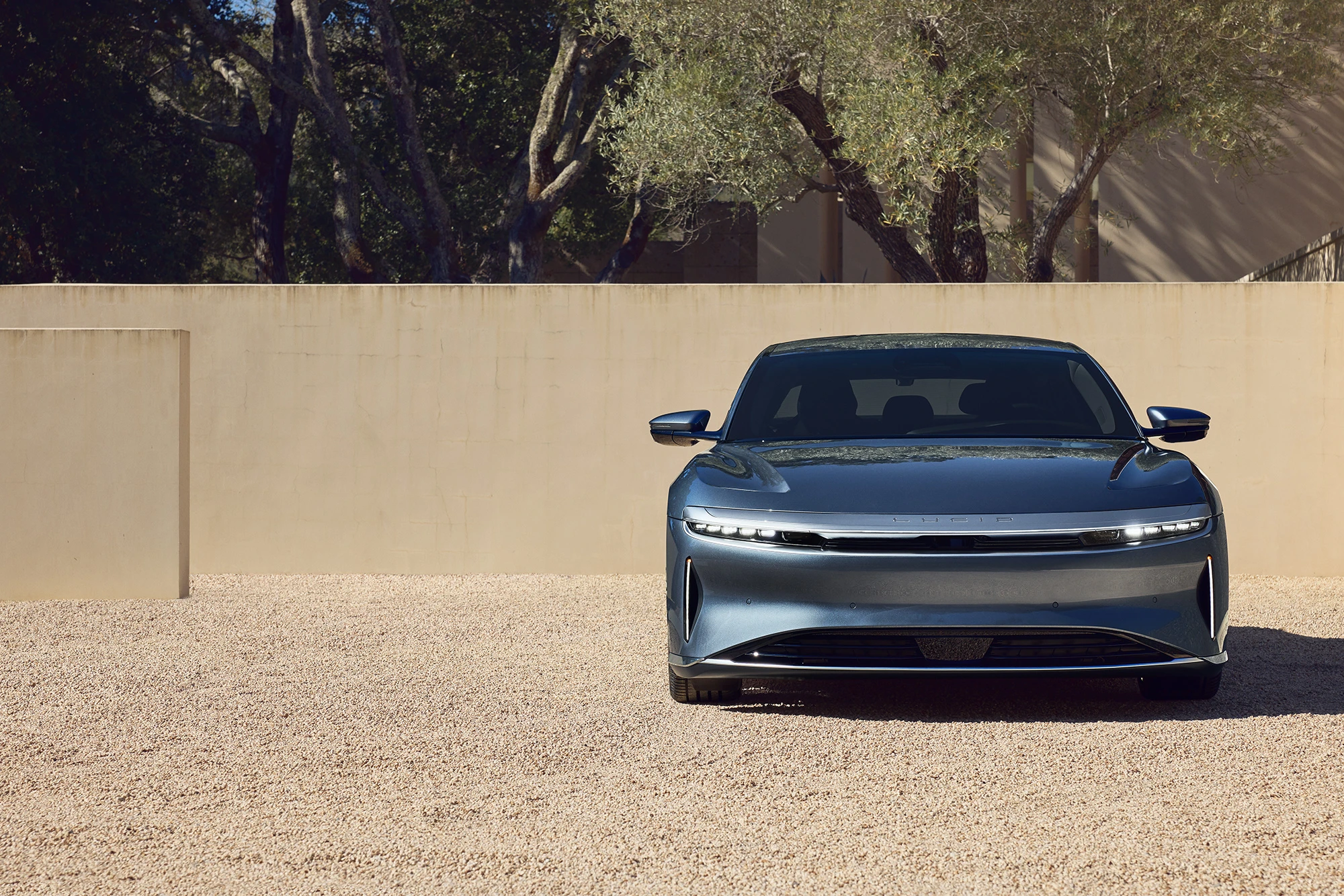 Lucid Air Touring headlights view
