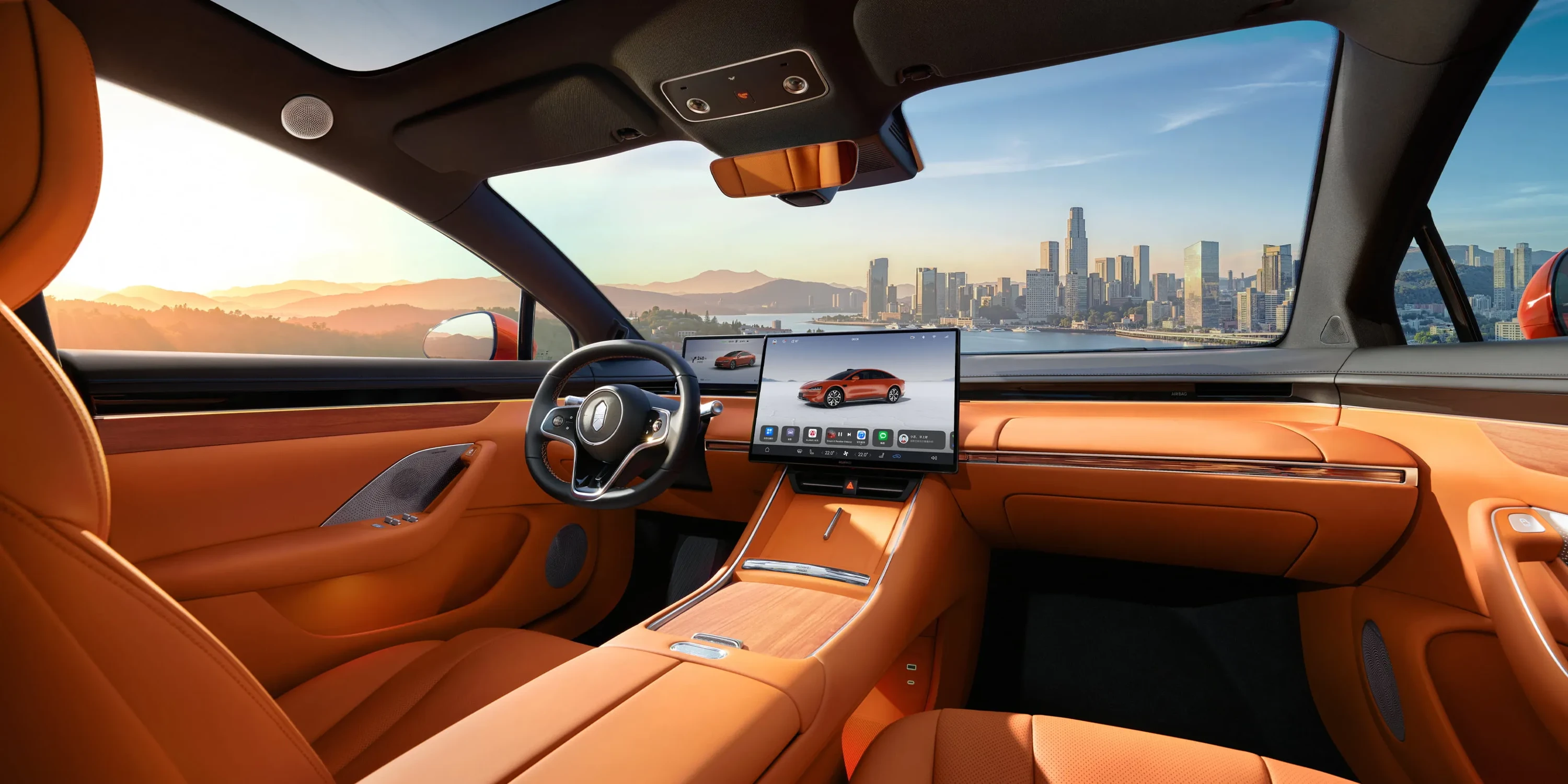 Luxeed S7 AWD 100 kWh interior view