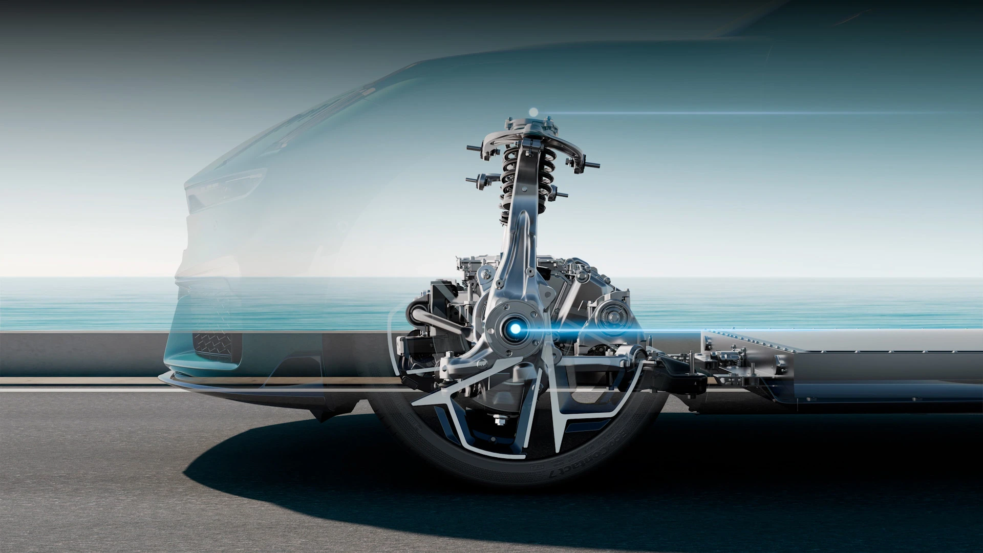 Lynk & Co 10 95 kWh RWD technology view