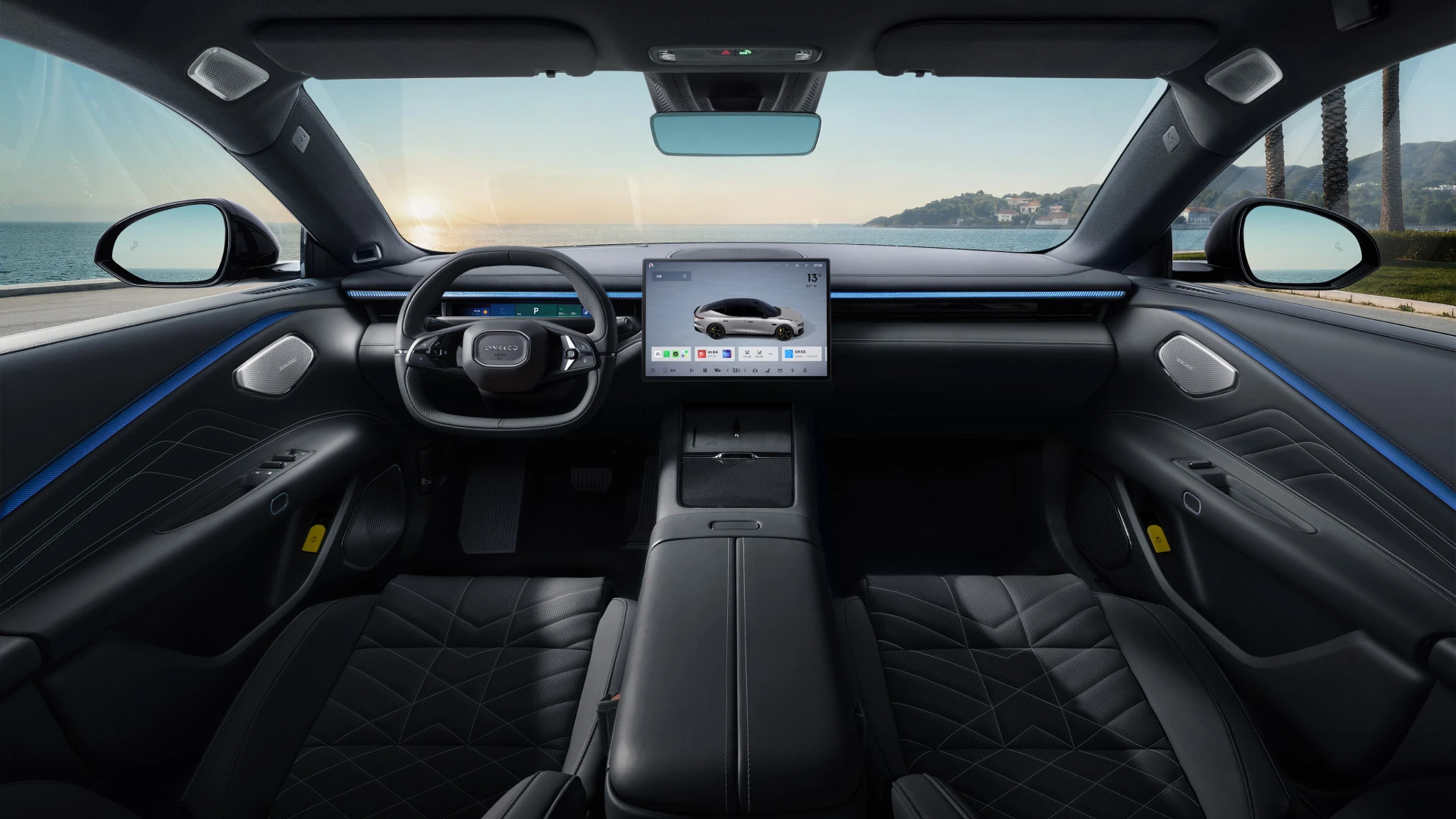 Lynk & Co 10 95 kWh RWD interior view