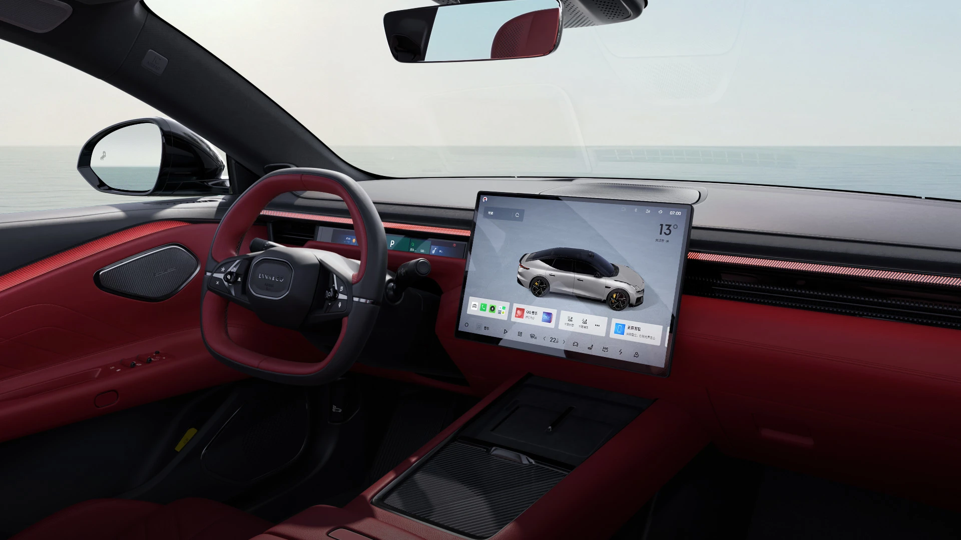 Lynk & Co 10+ 77 kWh AWD interior view