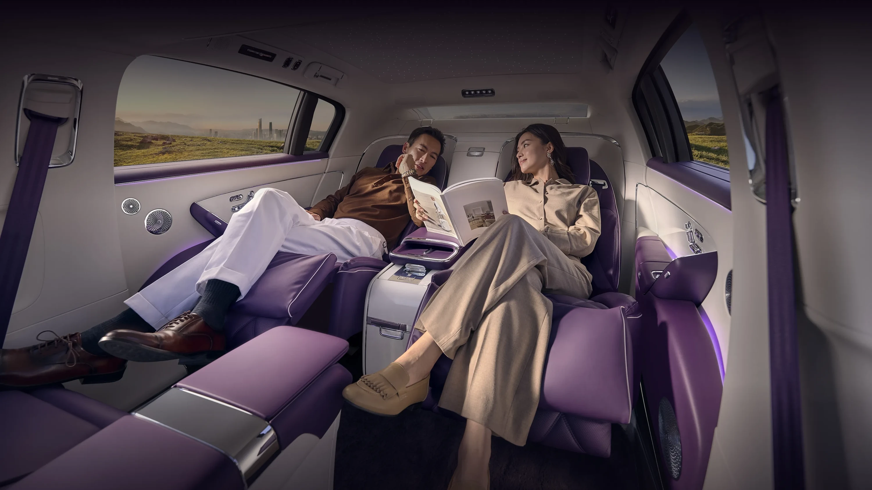 MAEXTRO S800 Executive secondrowseats view