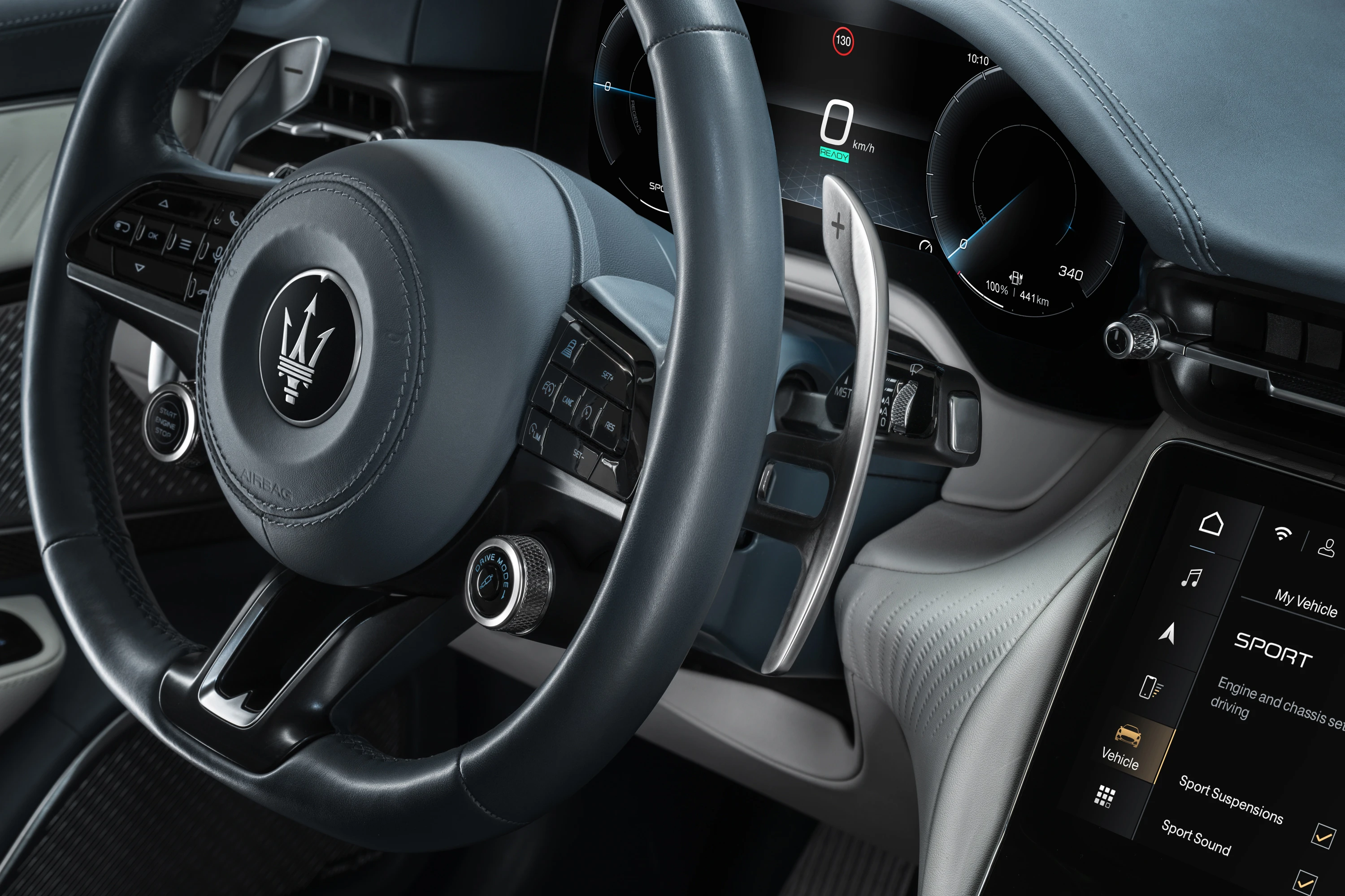 Maserati GranCabrio Folgore details view