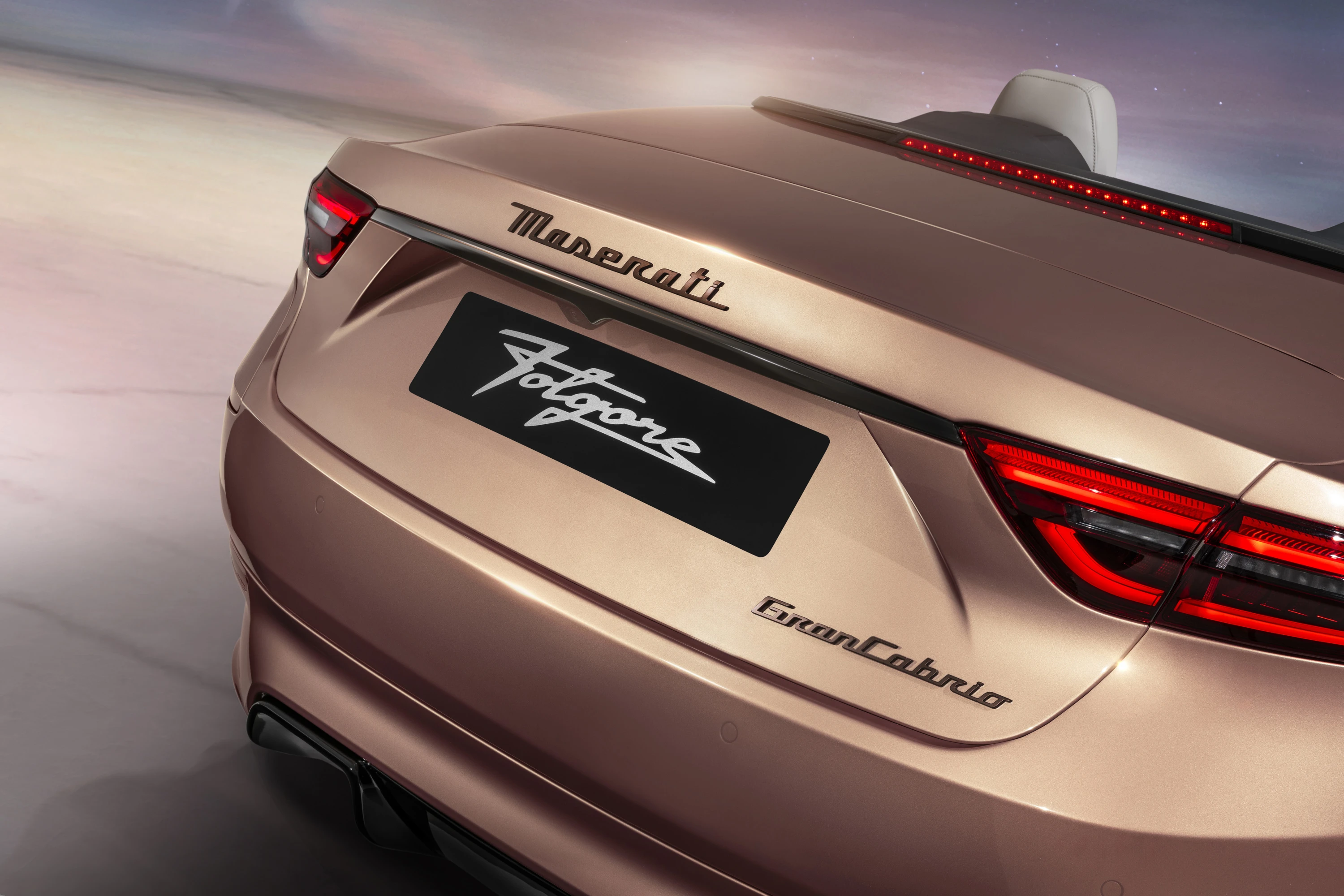 Maserati GranCabrio Folgore rearlights view
