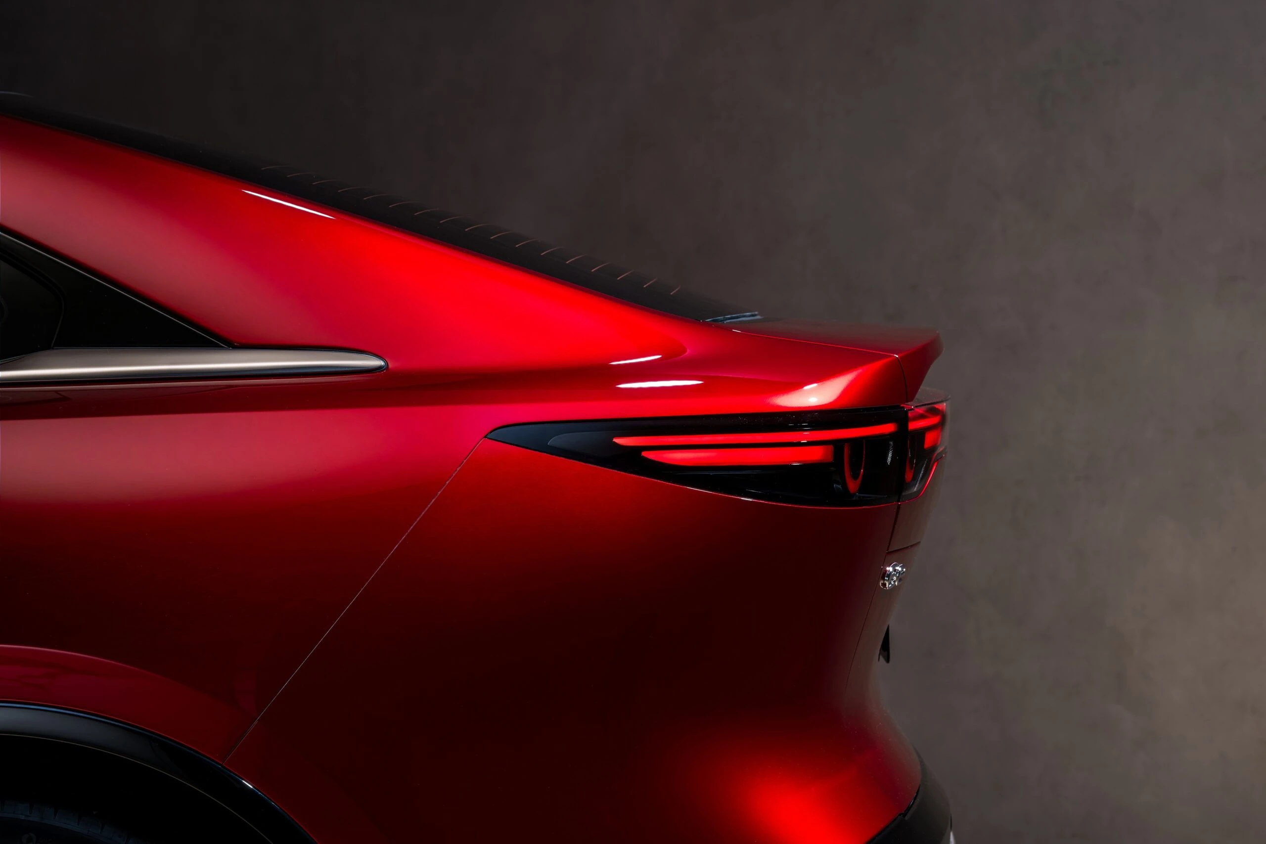Mazda 6e 78 kWh taillights view
