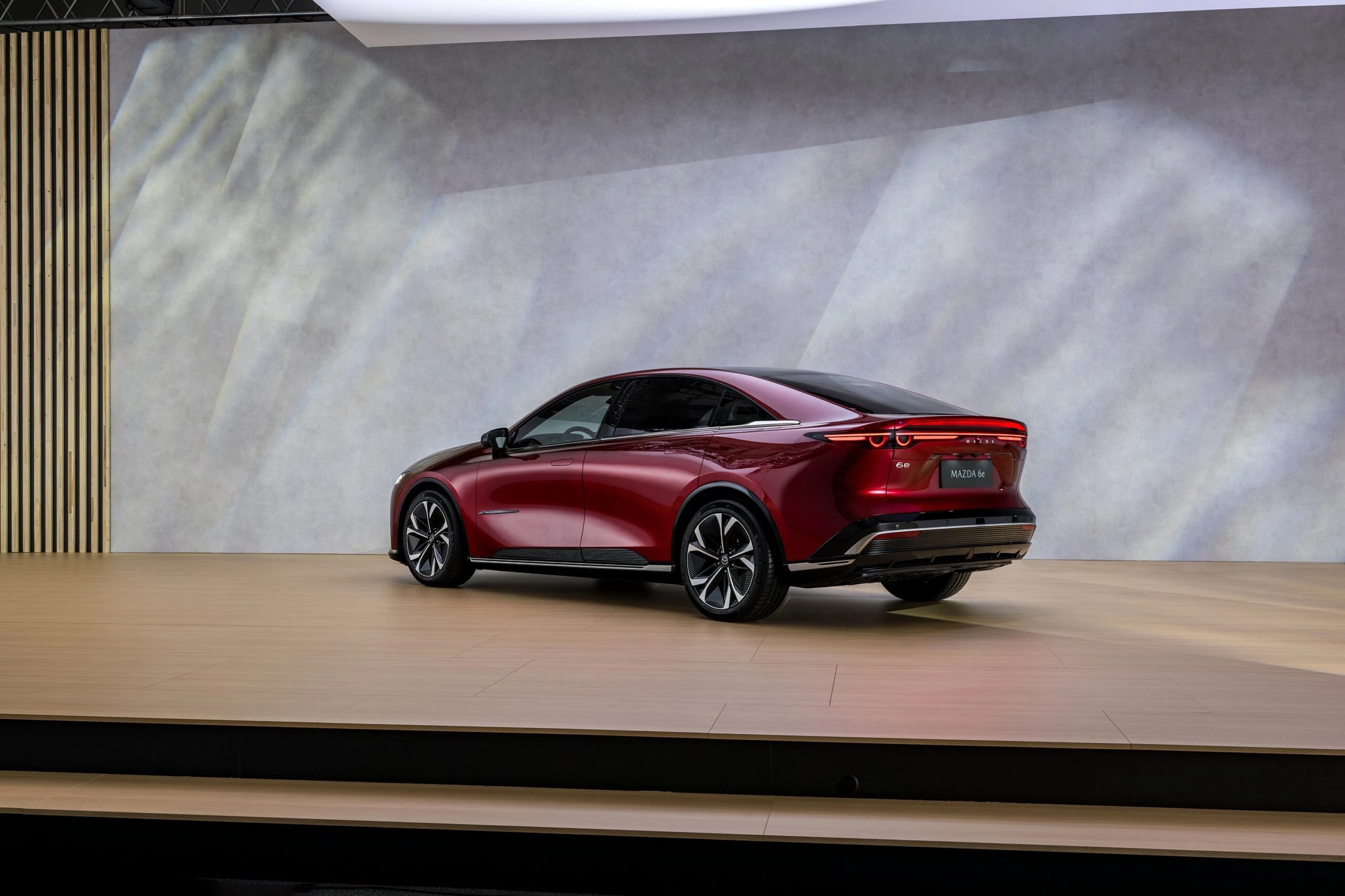 Mazda 6e 78 kWh exterior view