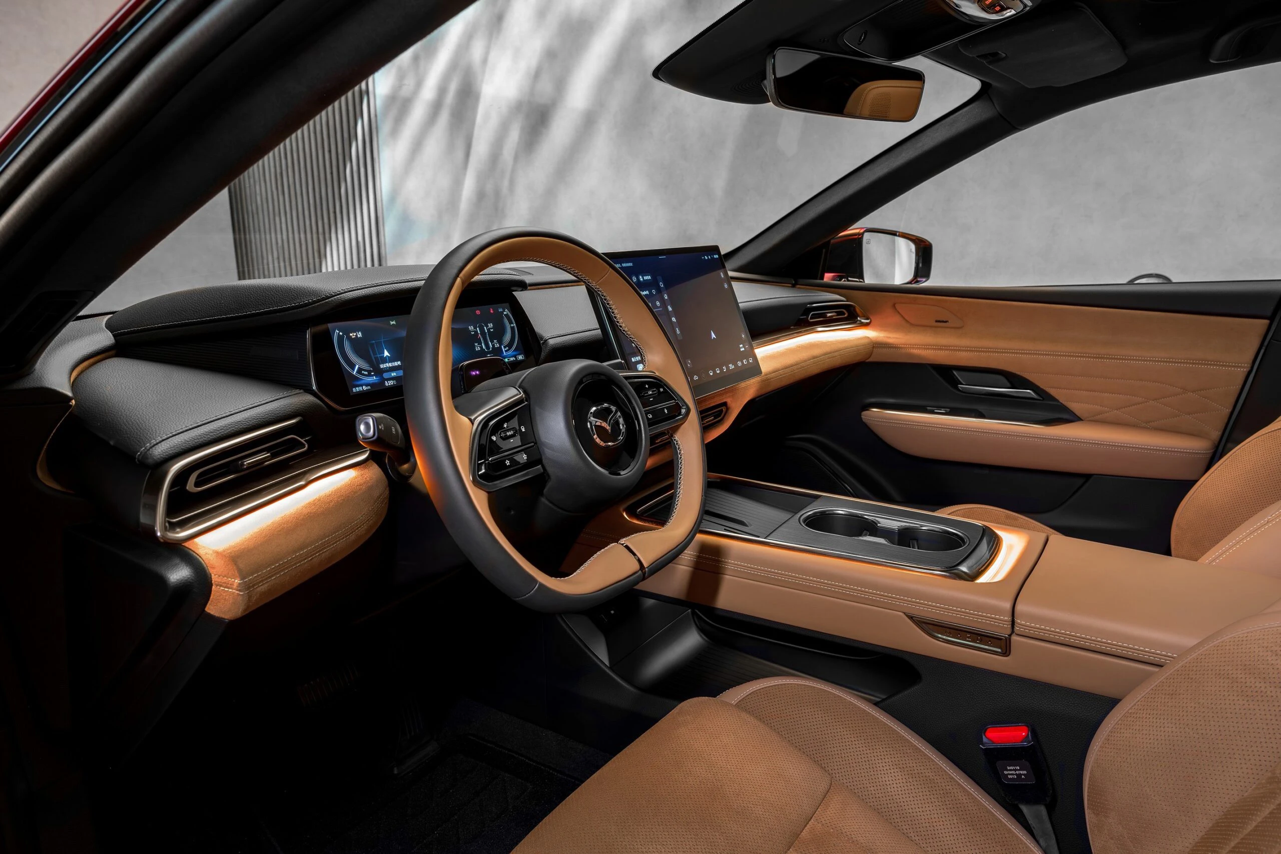 Mazda 6e 78 kWh interior view