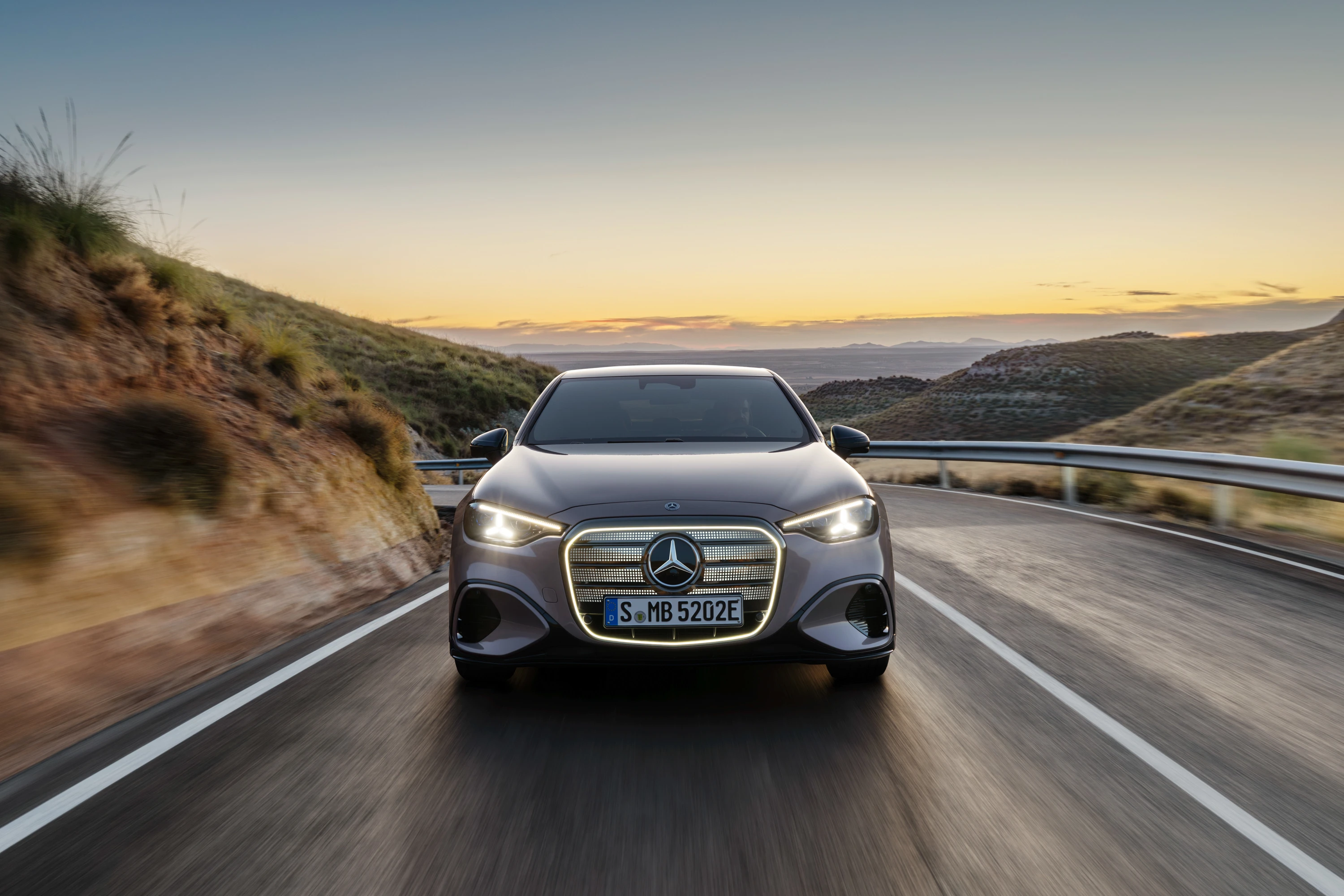 Mercedes C 400 4MATIC electric exterior view
